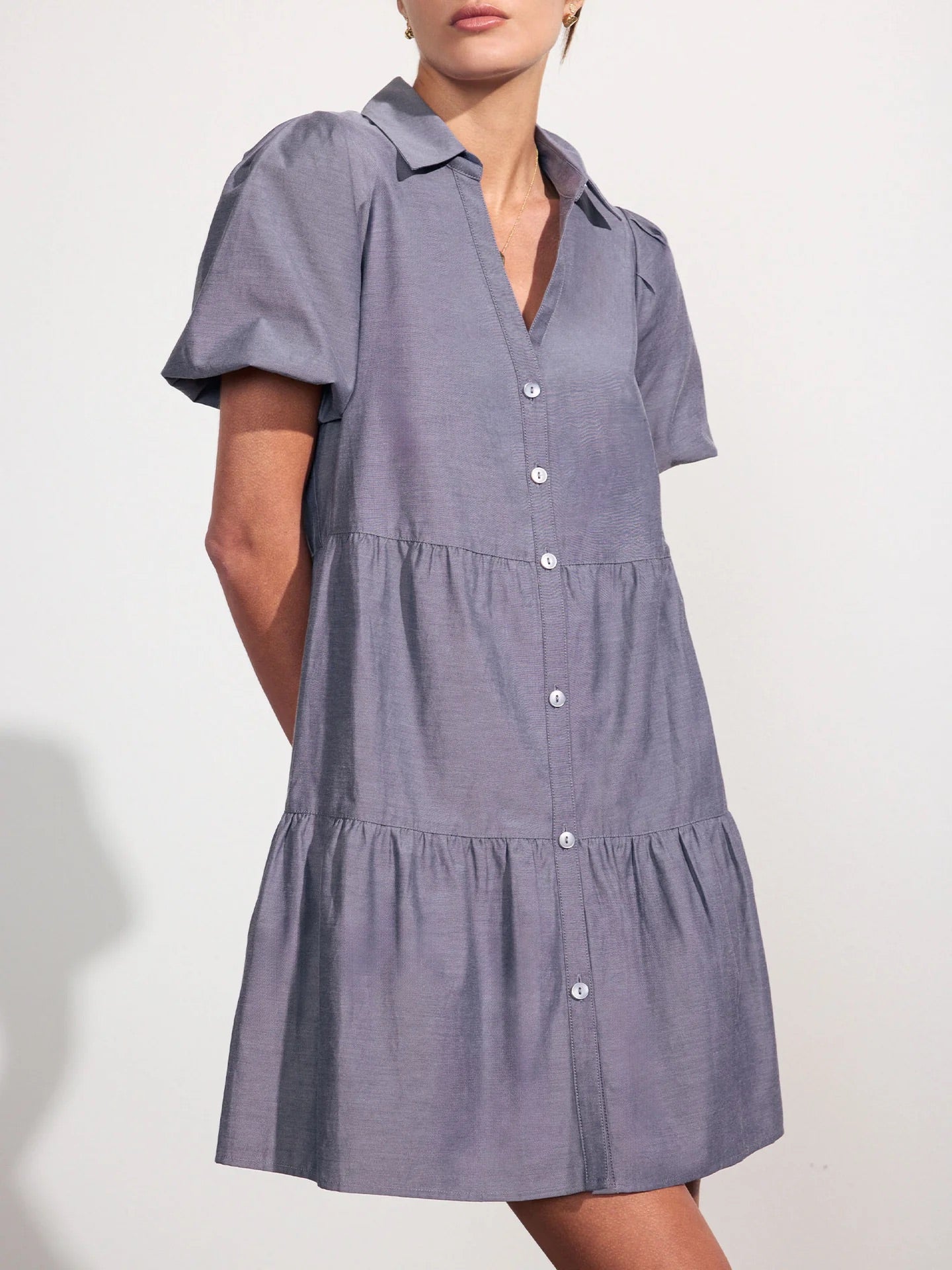 Brochu Walker Havana Mini Dress Washed Slate-Brochu Walker-Thistle Hill