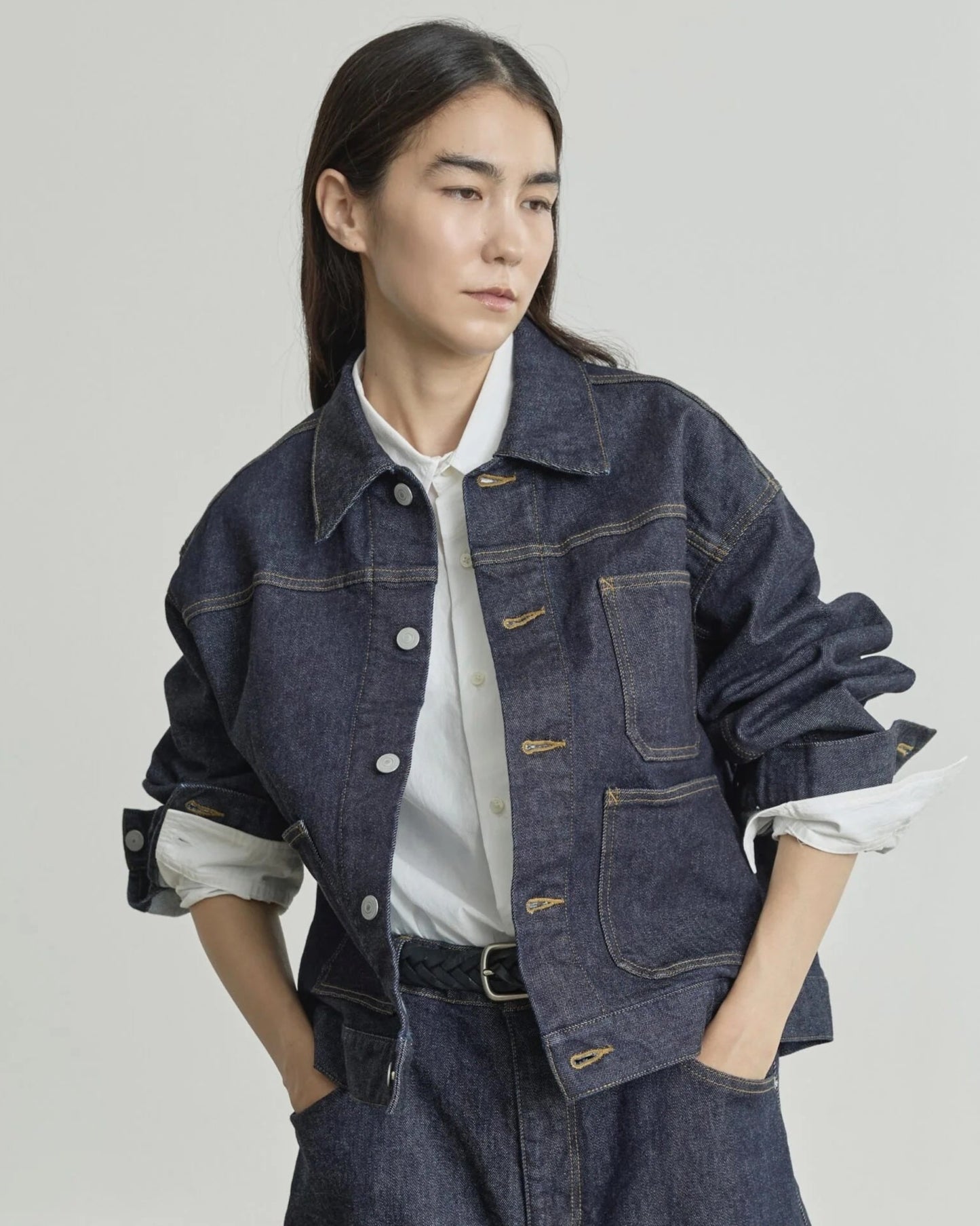 Nicholson & Nicholson Hope Jacket Indigo-Nicholson & Nicholson-Thistle Hill