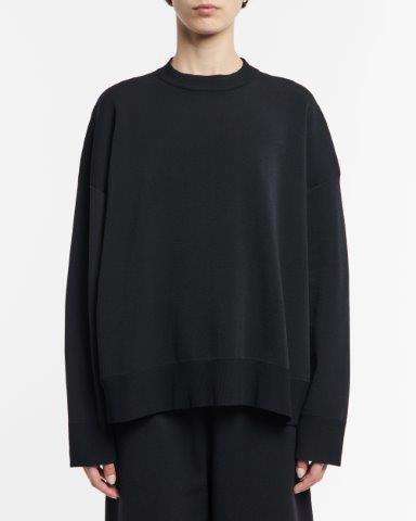 Studio Nicholson 16GG Oversized Crew Neck Darkest Navy-Studio Nicholson-Thistle Hill