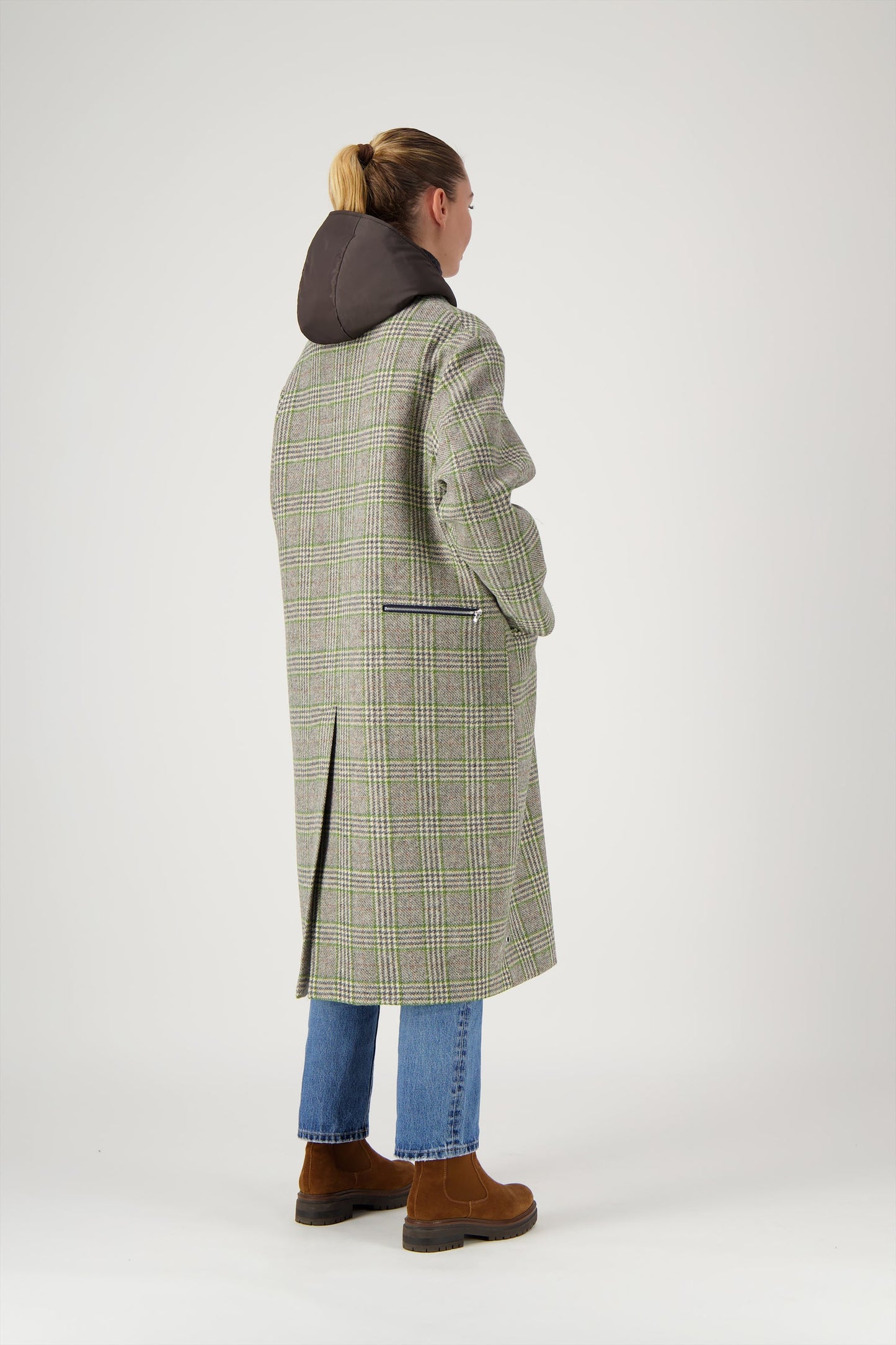 Pret Pour Partir Cecil Coat Green Check-Pret Pour Partir-Thistle Hill