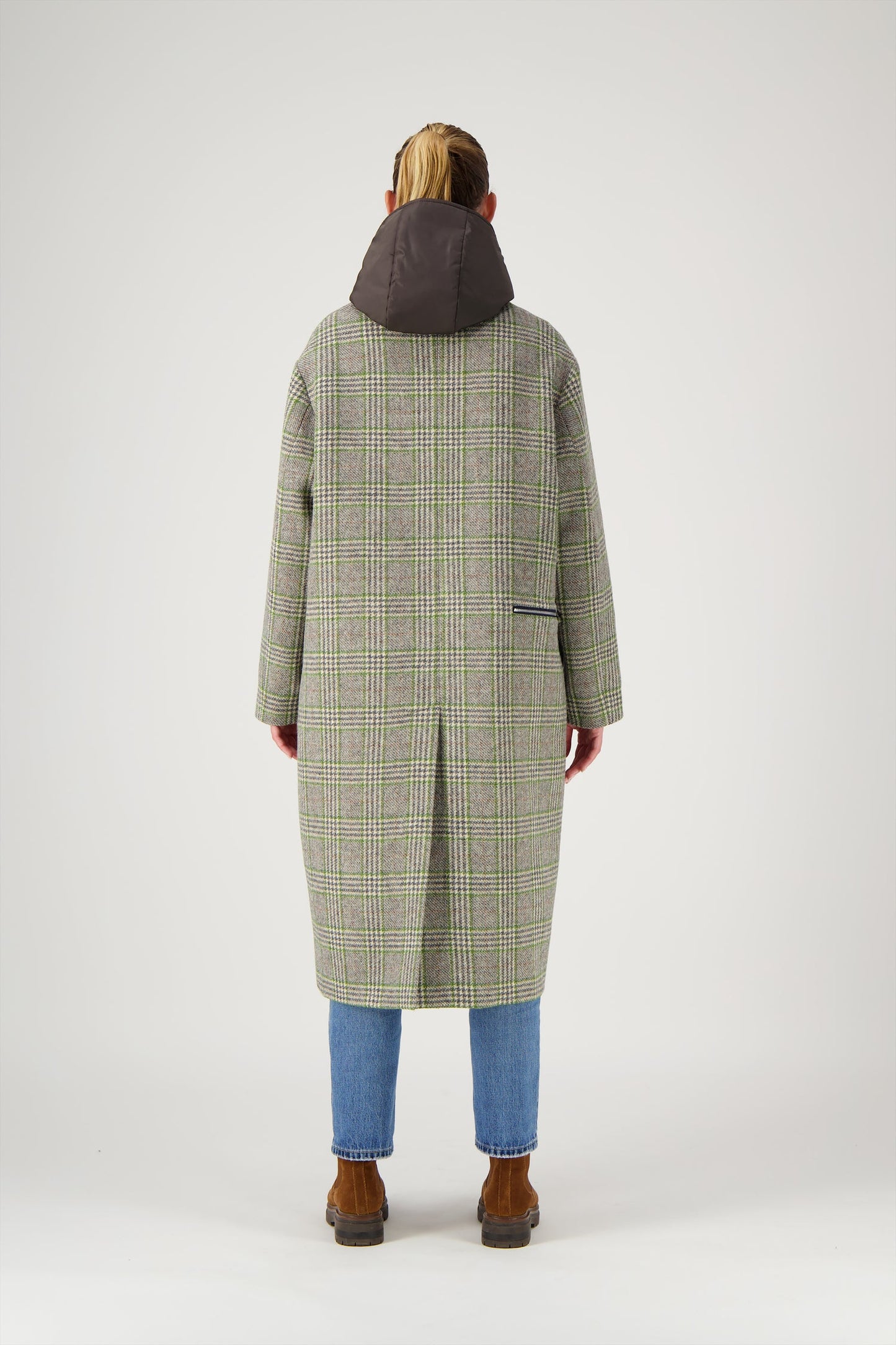 Pret Pour Partir Cecil Coat Green Check-Pret Pour Partir-Thistle Hill