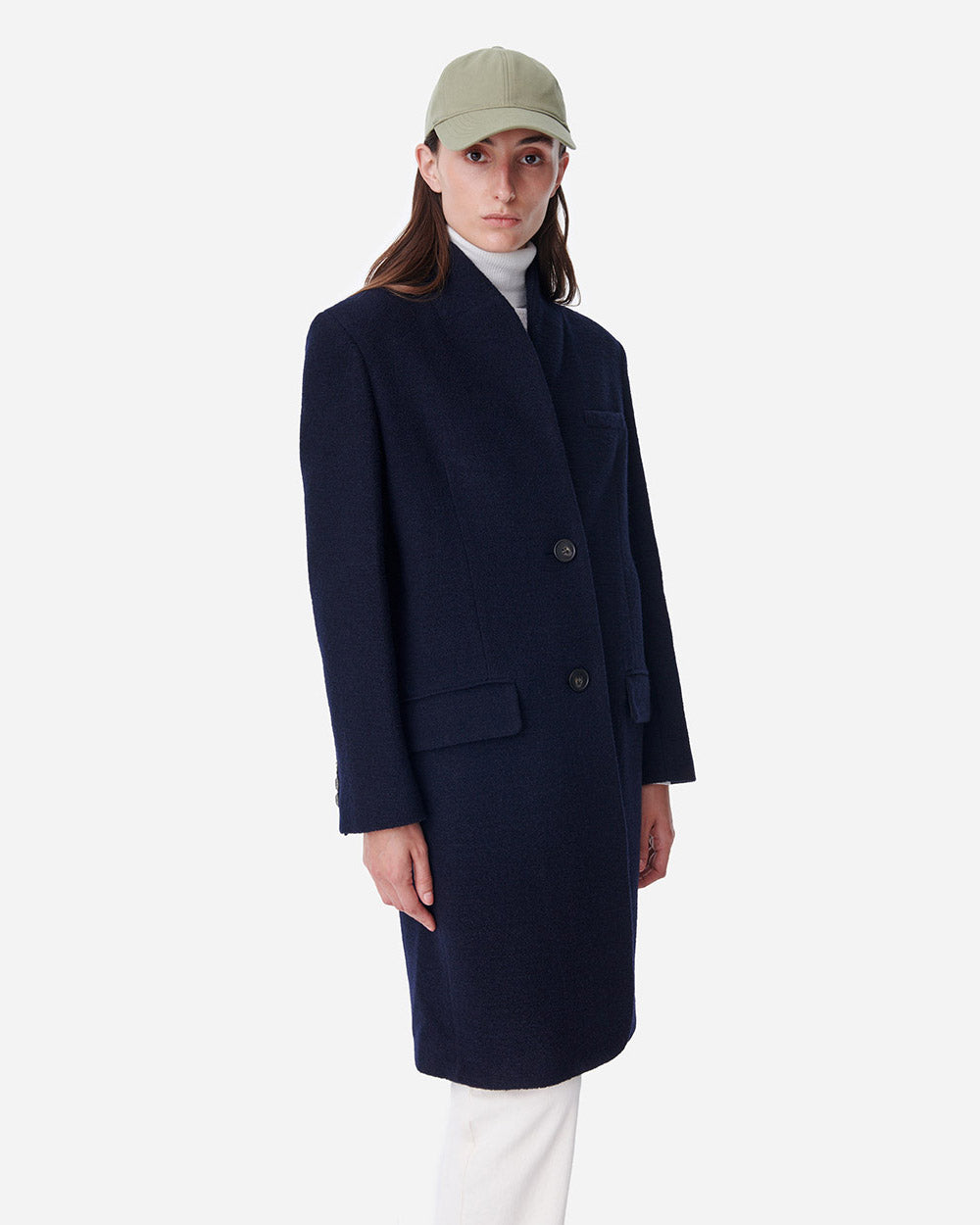 Vanessa Bruno Soka Coat Marine Blue