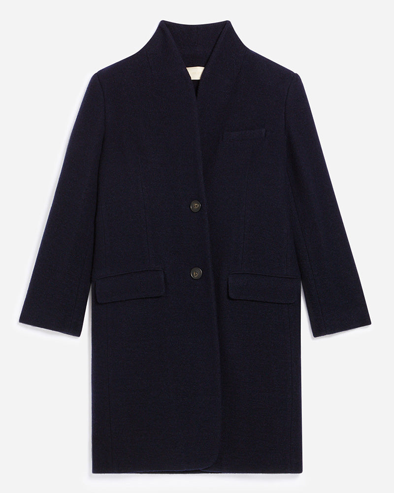 Vanessa Bruno Soka Coat Marine Blue