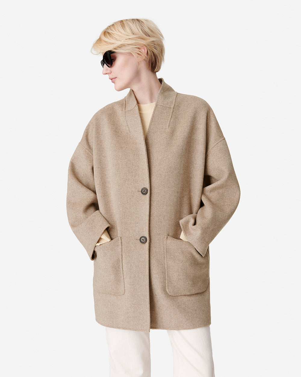 Vanessa Bruno Benicia Coat Taupe