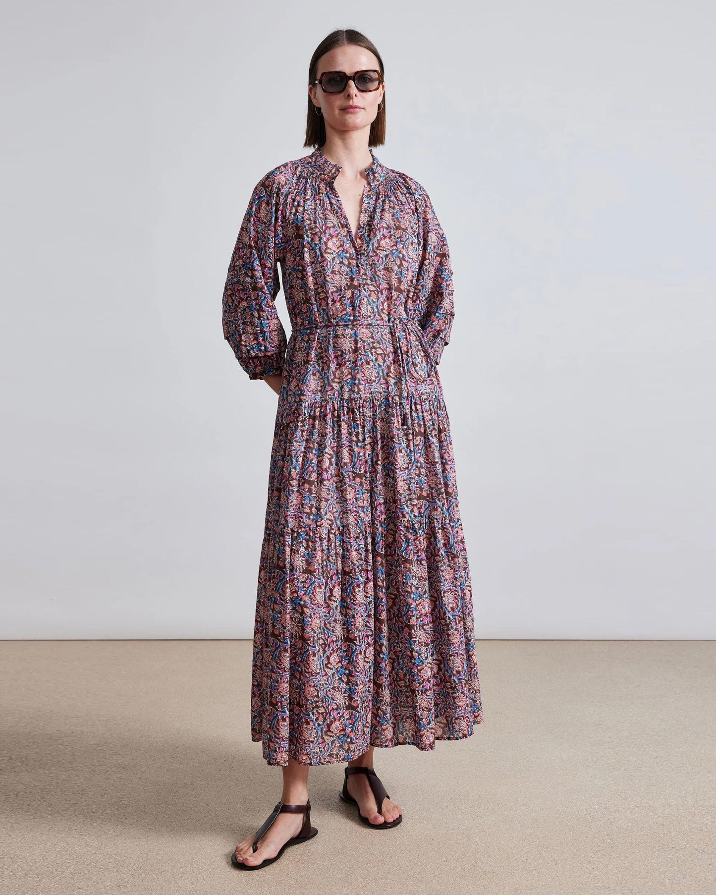 Apiece Apart Trinidad Maxi Dress Bella Floral-Apiece Apart-Thistle Hill