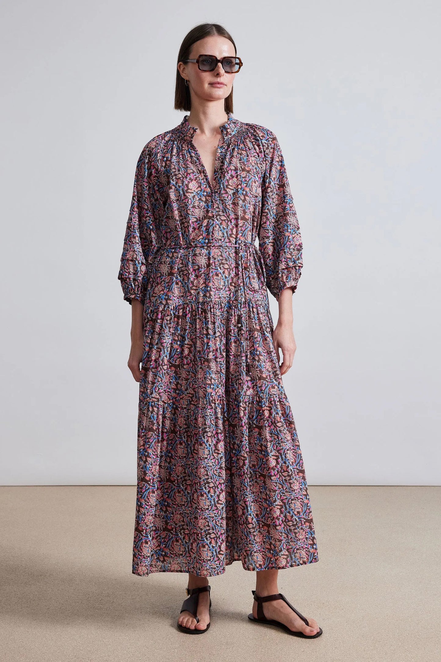 Apiece Apart Trinidad Maxi Dress Bella Floral-Apiece Apart-Thistle Hill