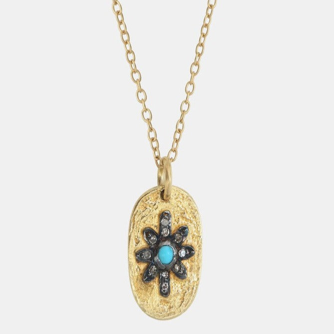5 Octobre Manu Turquoise Necklace-5 Octobre-Thistle Hill