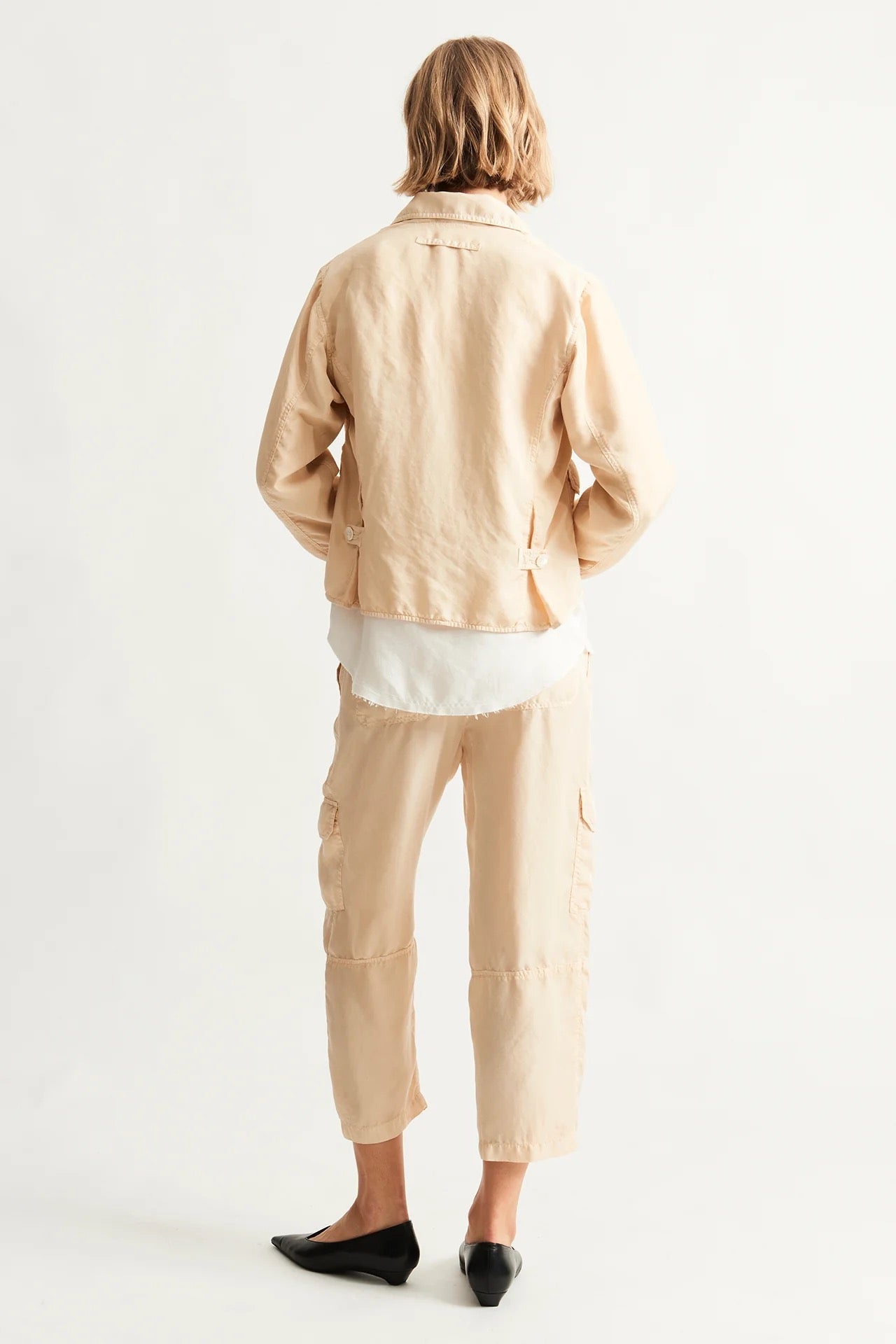 Raquel Allegra Glassel Blazer Cream-Raquel Allegra-Thistle Hill