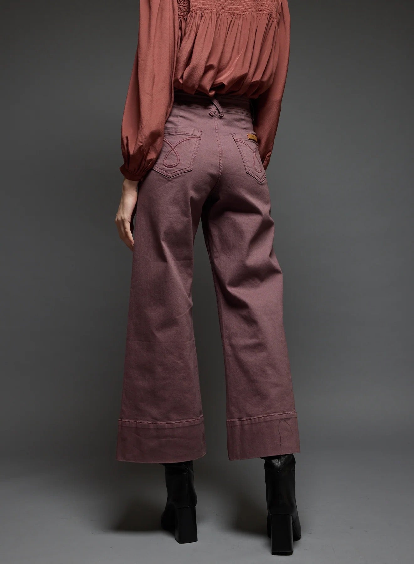 Love Binetti Costa Plum Pants-Love Binetti-Thistle Hill