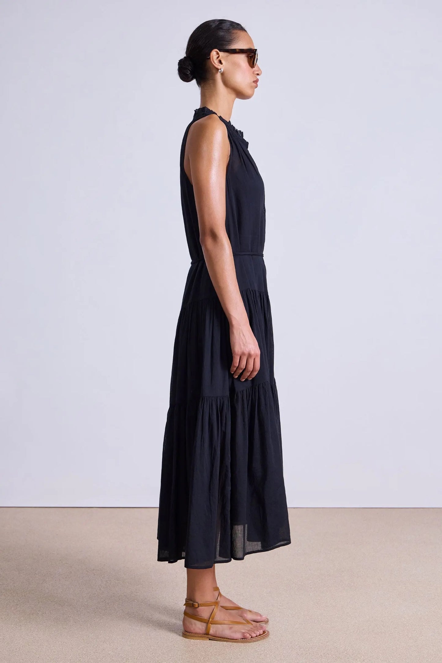 Apiece Apart Trinidad Tank Dress Black-Apiece Apart-Thistle Hill