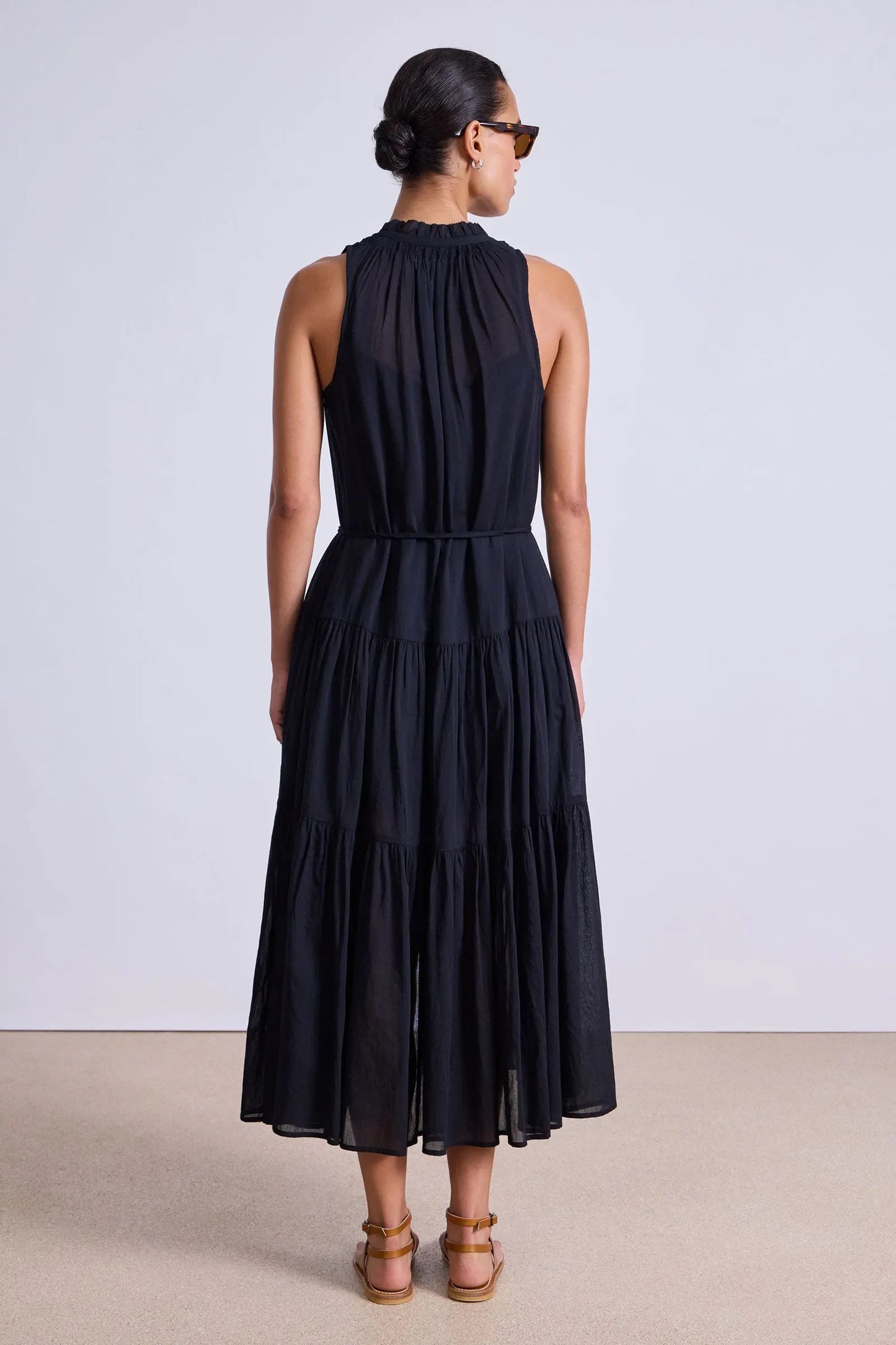 Apiece Apart Trinidad Tank Dress Black-Apiece Apart-Thistle Hill