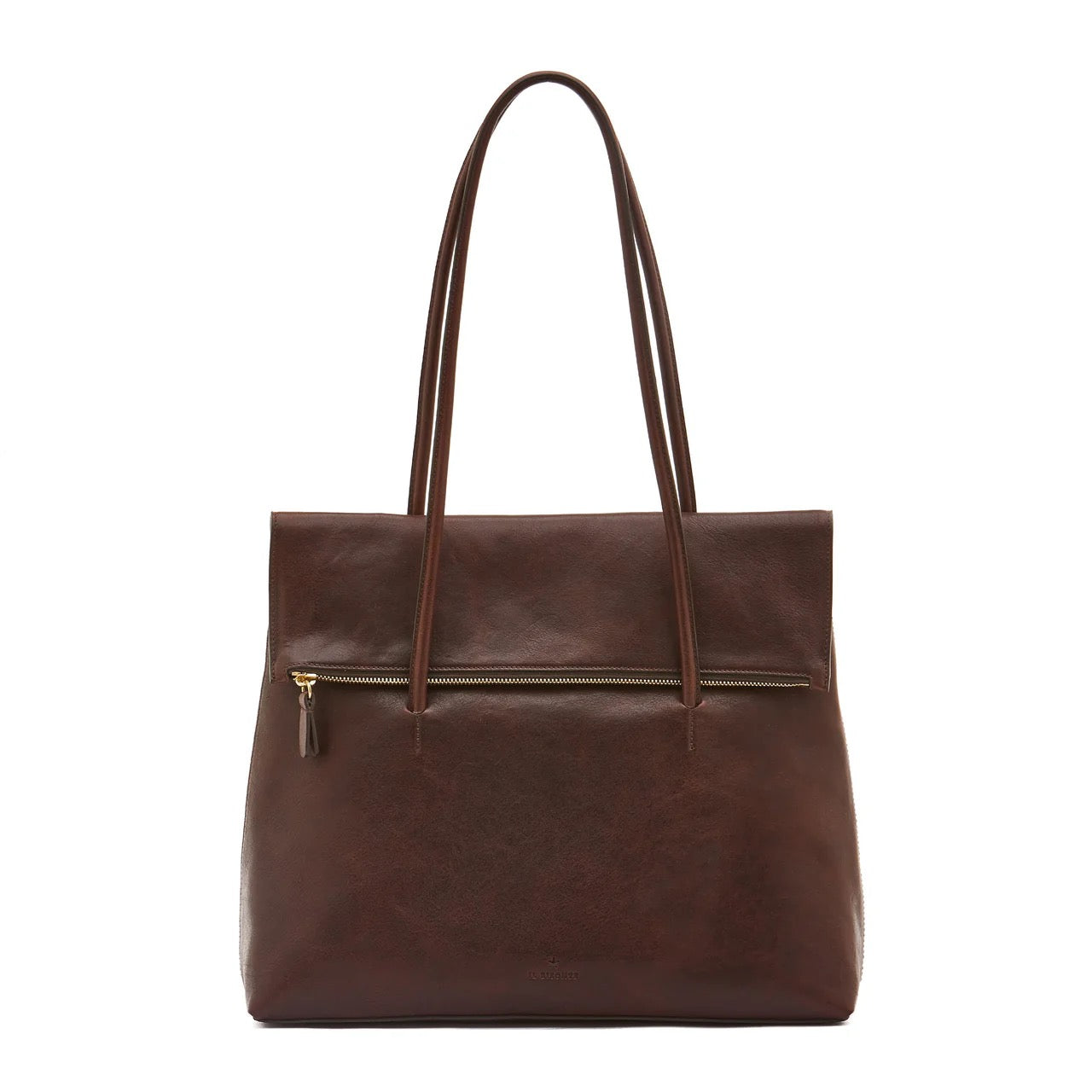 Il Bisonte Anna Tote Bag in Vintage Leather Coffee-Il Bisonte-Thistle Hill