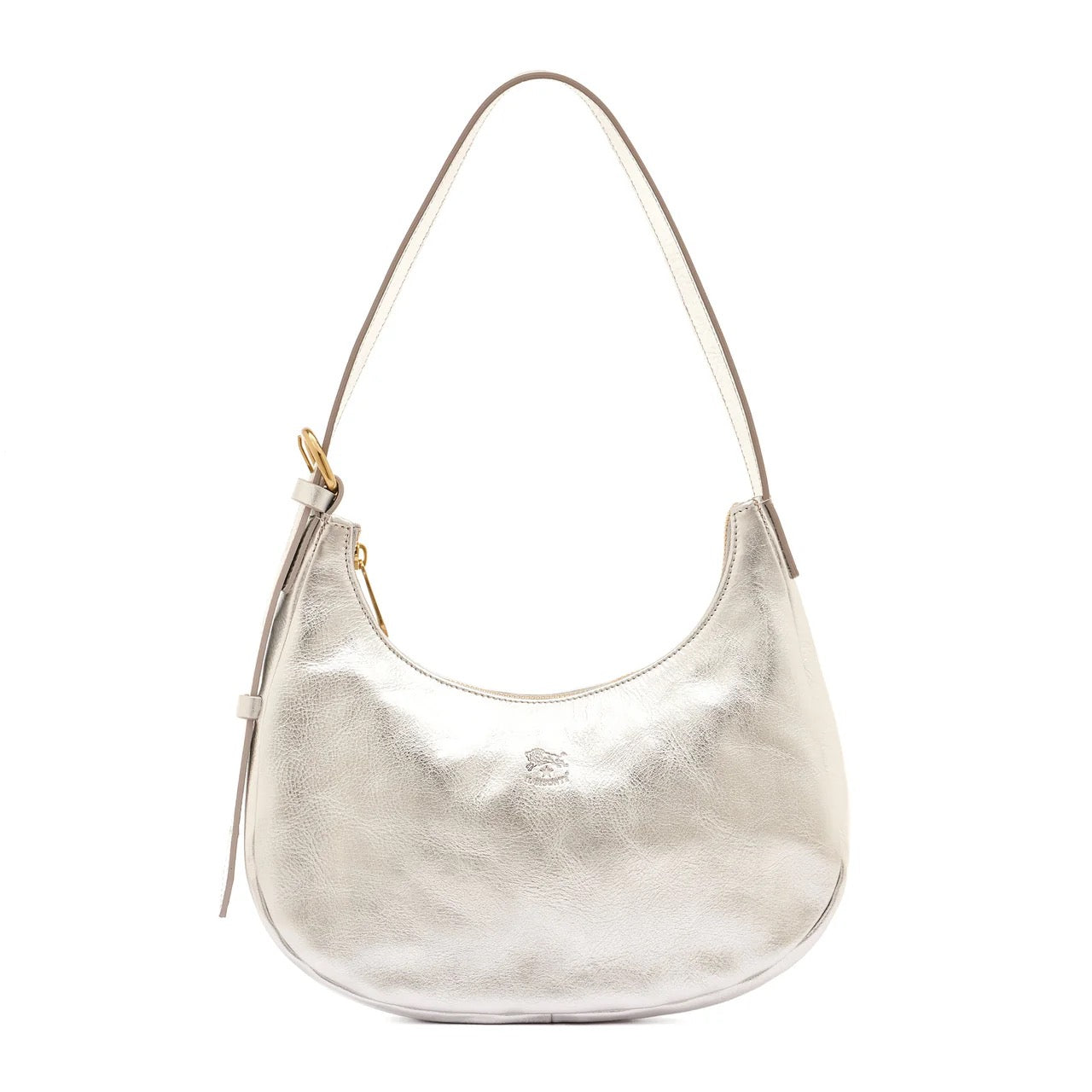 Il Bisonte Belcanto Shoulder Bag Metallic Silver-Il Bisonte-Thistle Hill