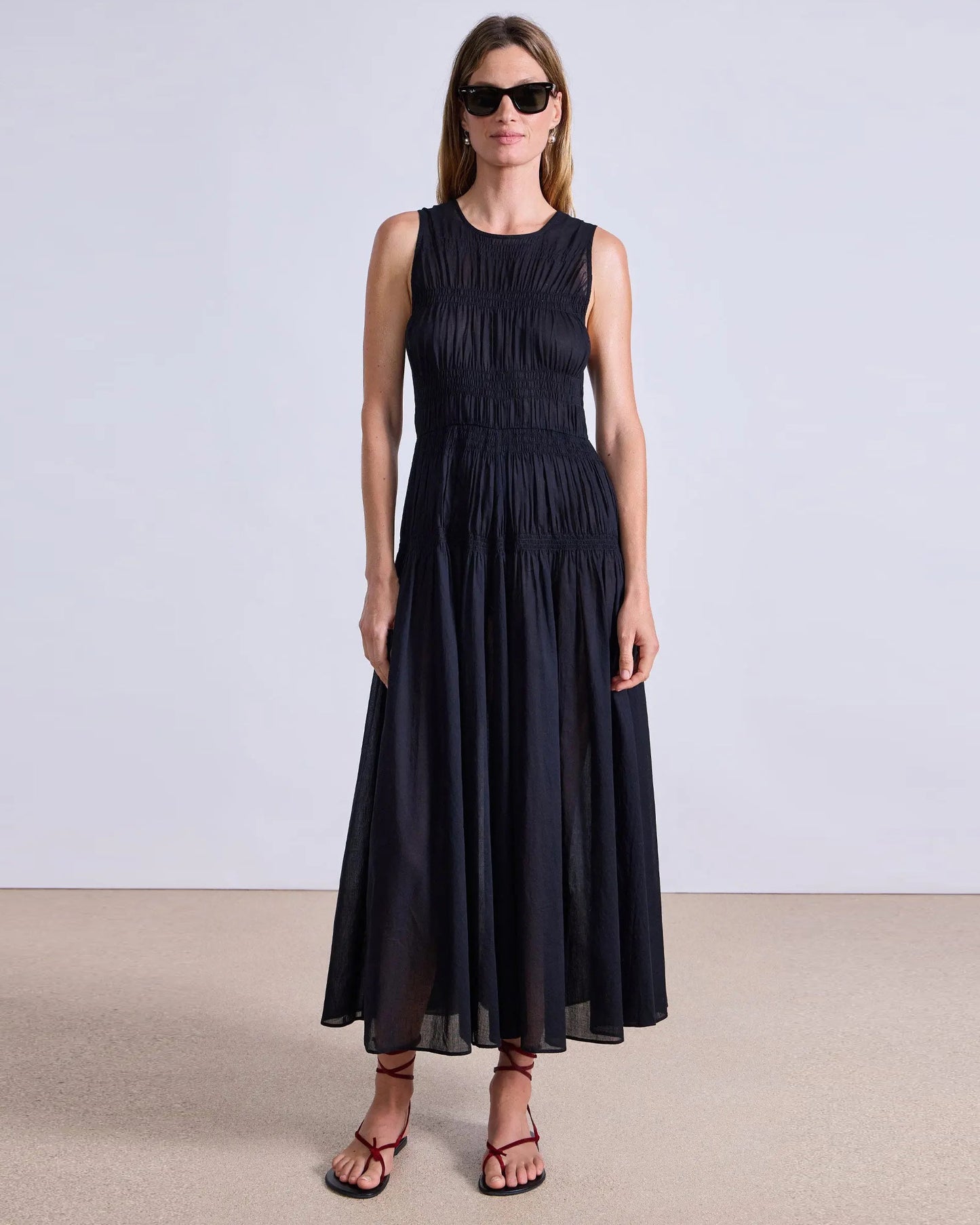Apiece Apart Fabiana Maxi Black-Apiece Apart-Thistle Hill