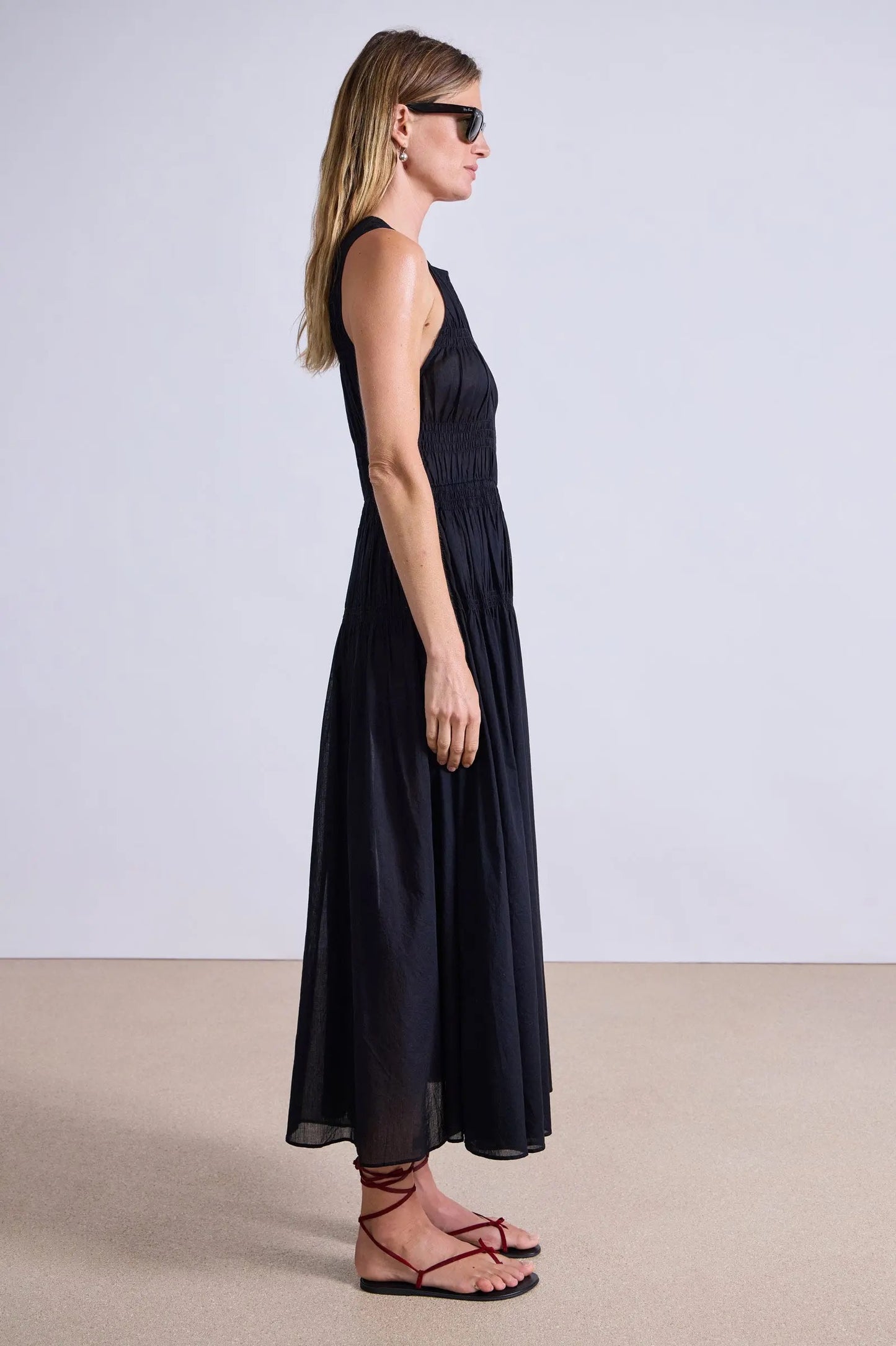 Apiece Apart Fabiana Maxi Black-Apiece Apart-Thistle Hill