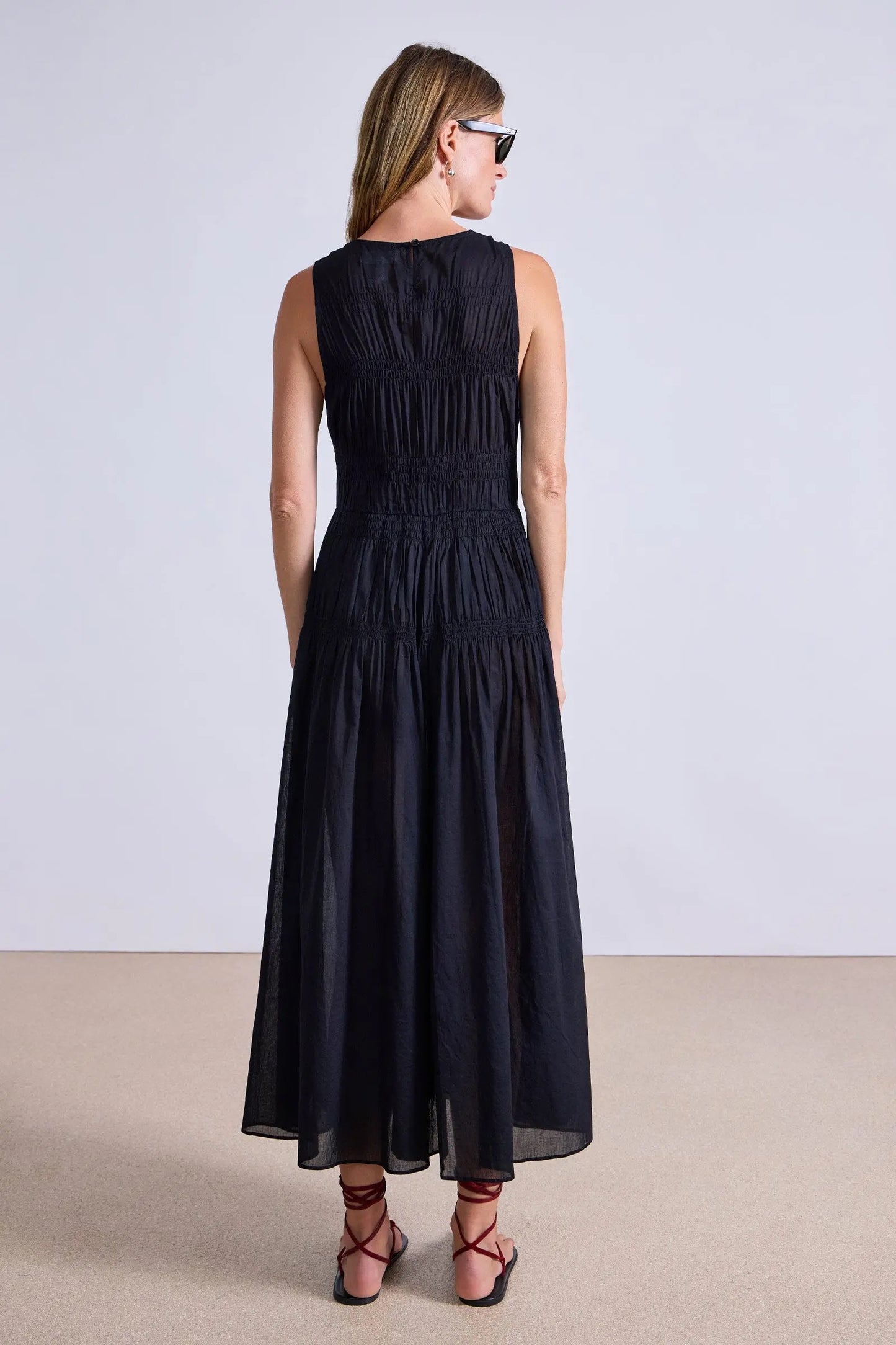 Apiece Apart Fabiana Maxi Black-Apiece Apart-Thistle Hill