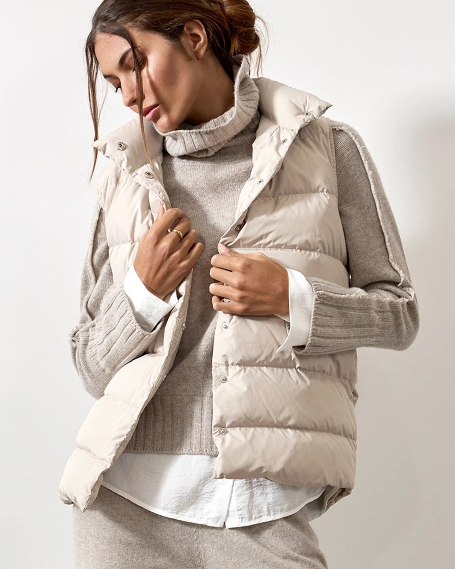 Brochu Walker Textured Suri Open Vest Jacket selling with Belt XS