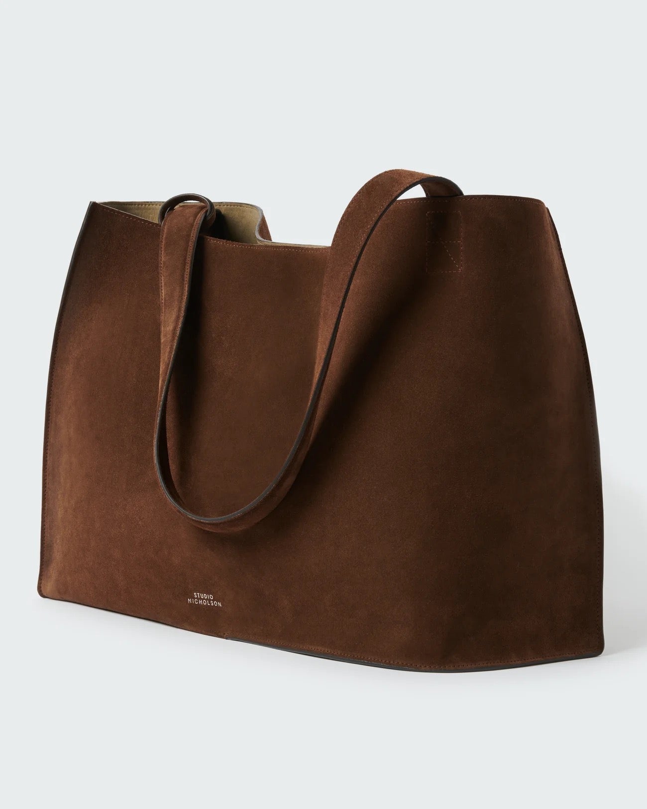 Studio Nicholson Doublet Suede Bag Cocoa-Studio Nicholson-Thistle Hill