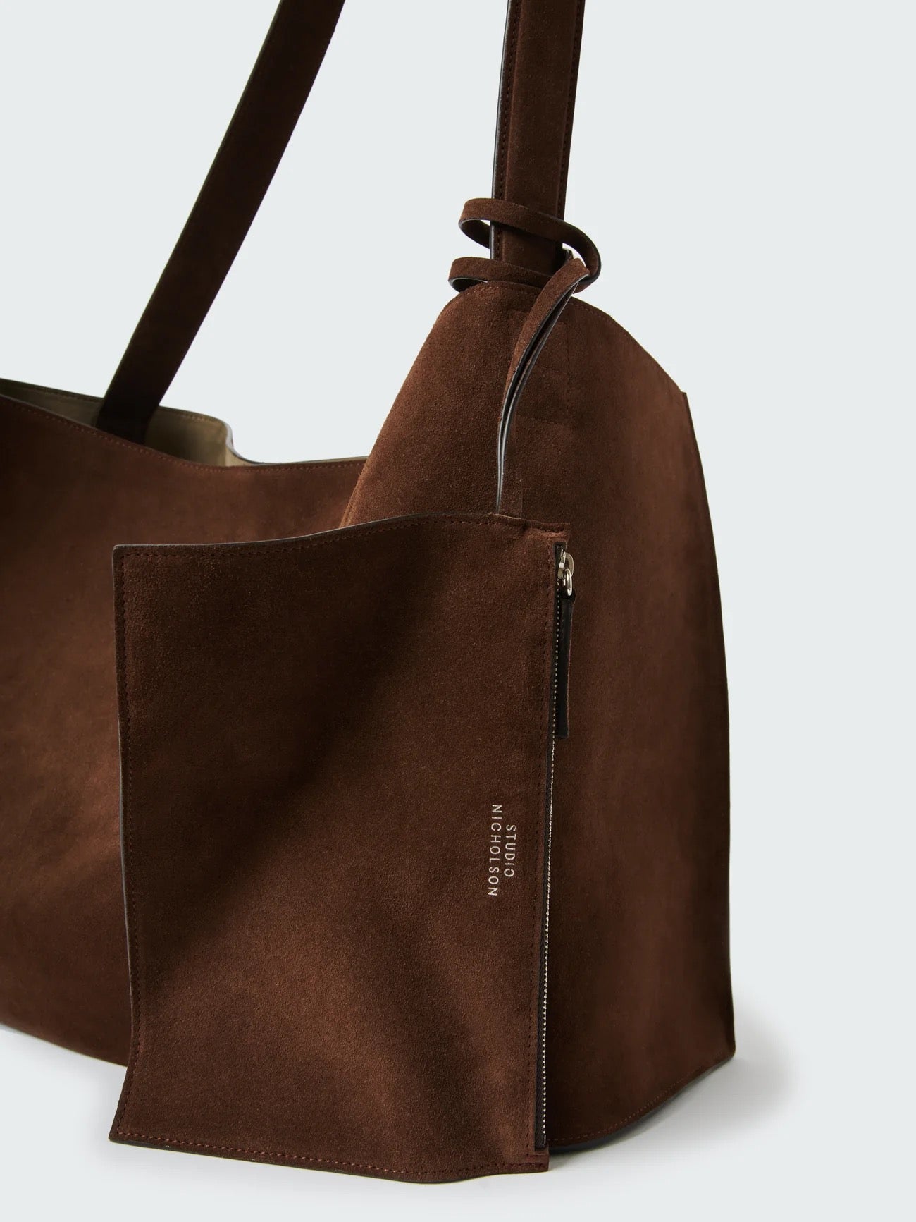 Studio Nicholson Doublet Suede Bag Cocoa-Studio Nicholson-Thistle Hill