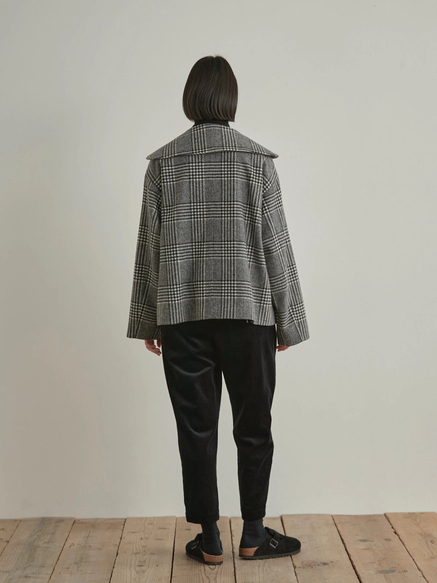 Nicholson & Nicholson My Sailor Coat Grey Check-Nicholson & Nicholson-Thistle Hill