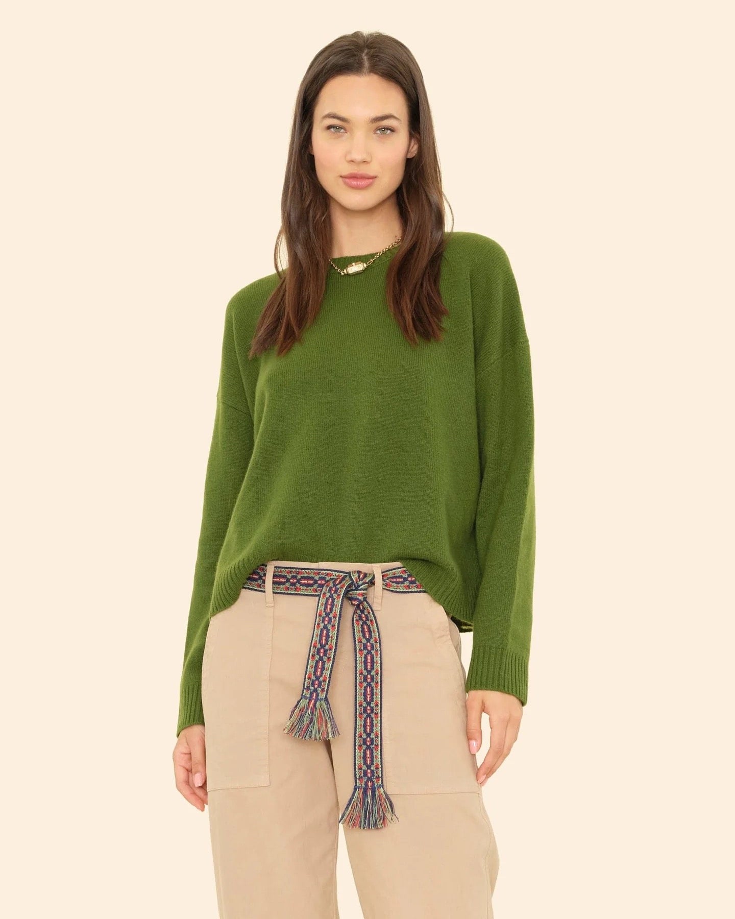 Xirena Lela Sweater Herb Green-Xirena-Thistle Hill