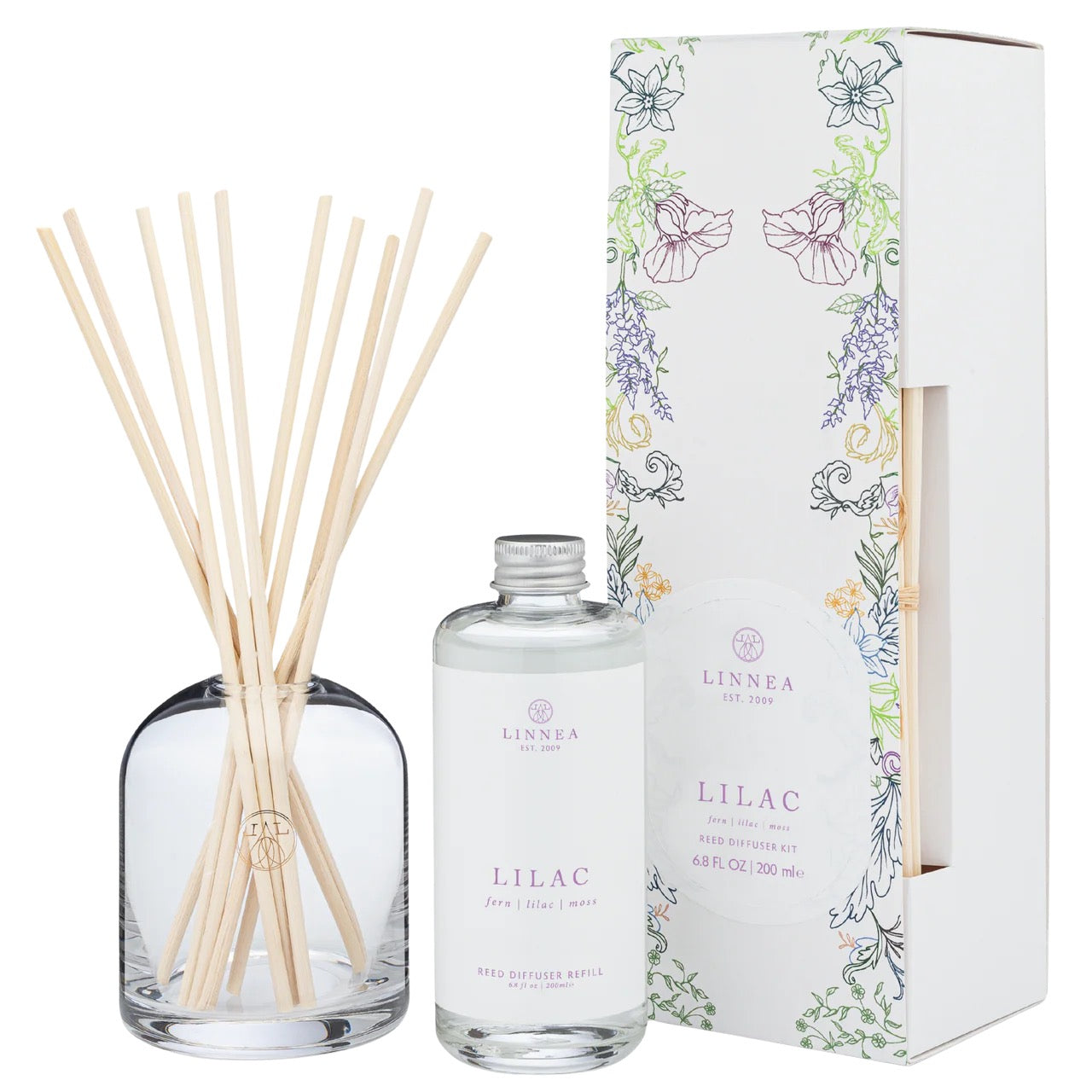 Linnea's Lights Lilac Reed Diffuser-Linnea's Lights-Thistle Hill