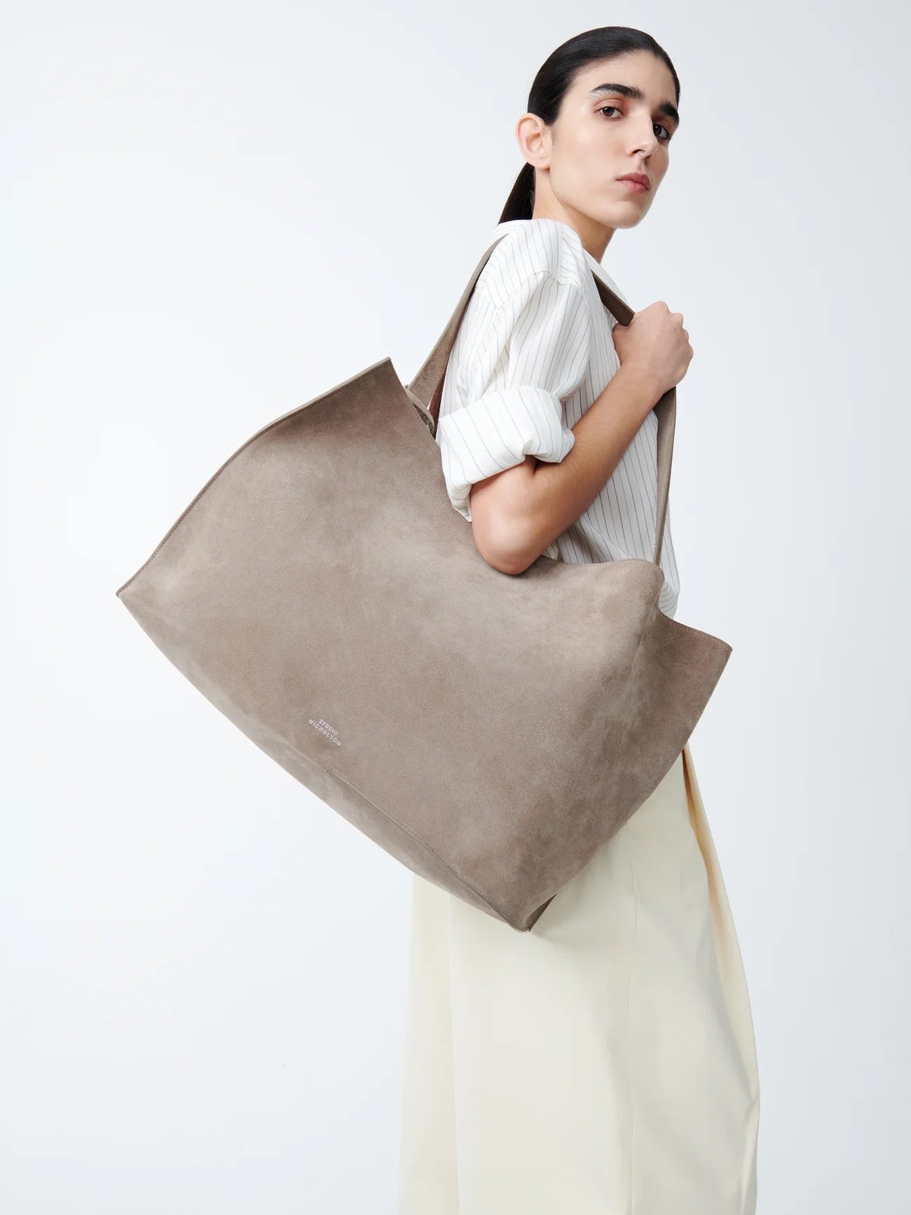 Studio Nicholson Doublet Suede Bag-Studio Nicholson-Thistle Hill