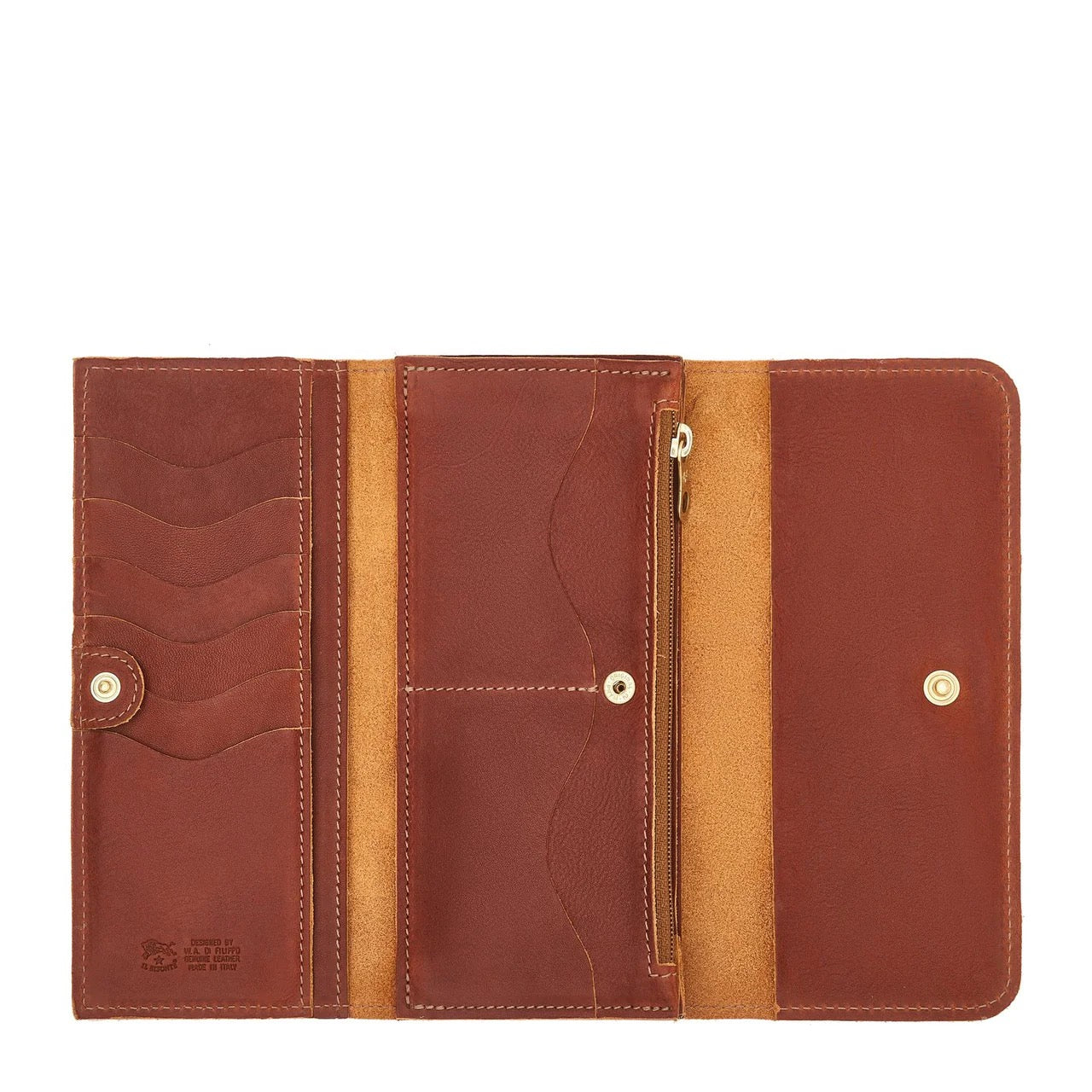Il Bisonte Women's Continental Wallet Sepia-Il Bisonte-Thistle Hill