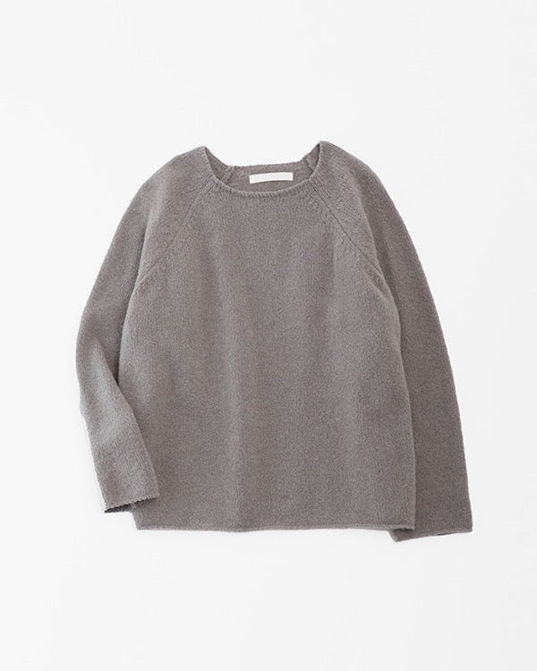 Evam Eva Renew Wool Ragian Pullover Mocha-Evam Eva-Thistle Hill