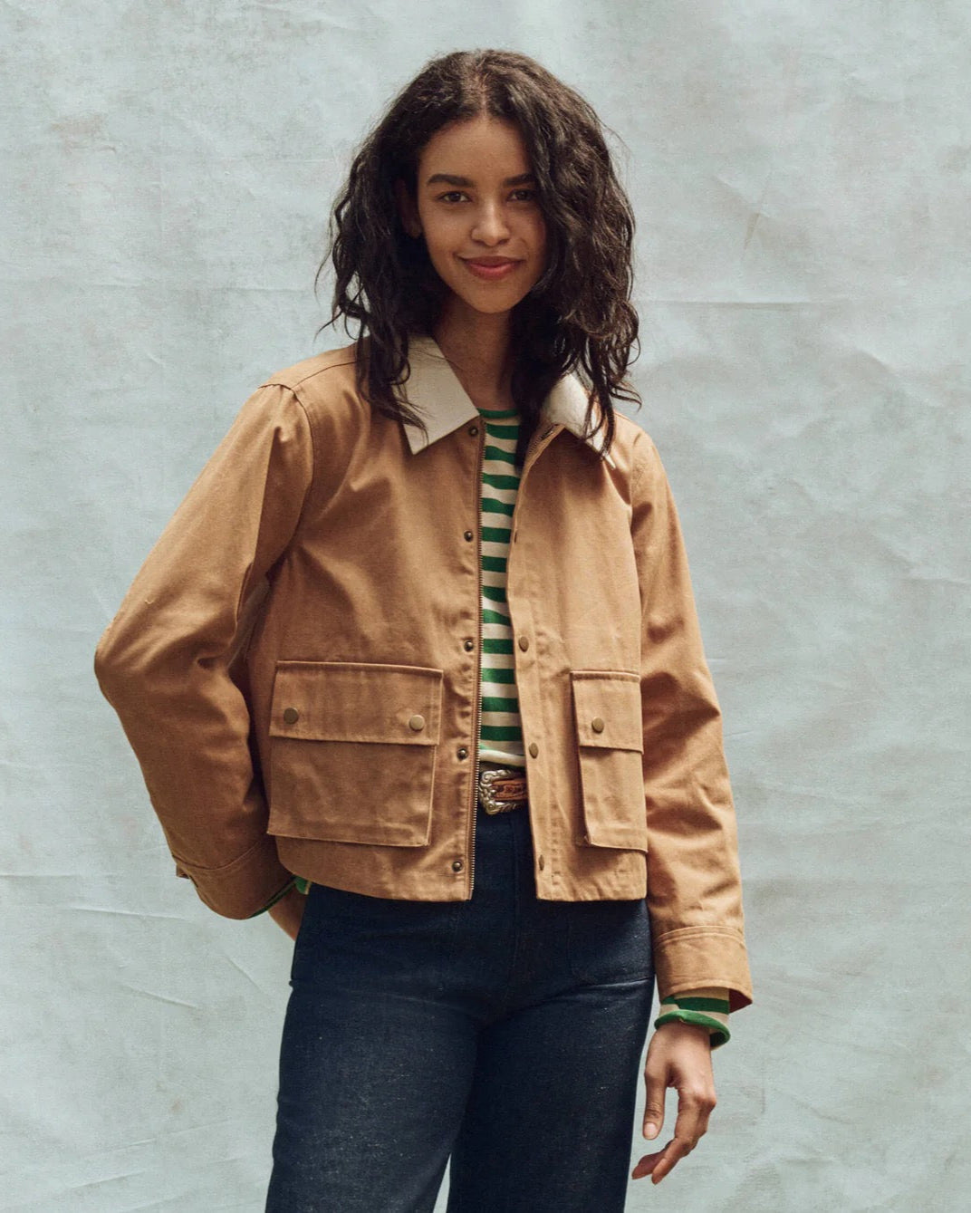The Great The Waxed Swingy Jacket Walnut-The Great-Thistle Hill