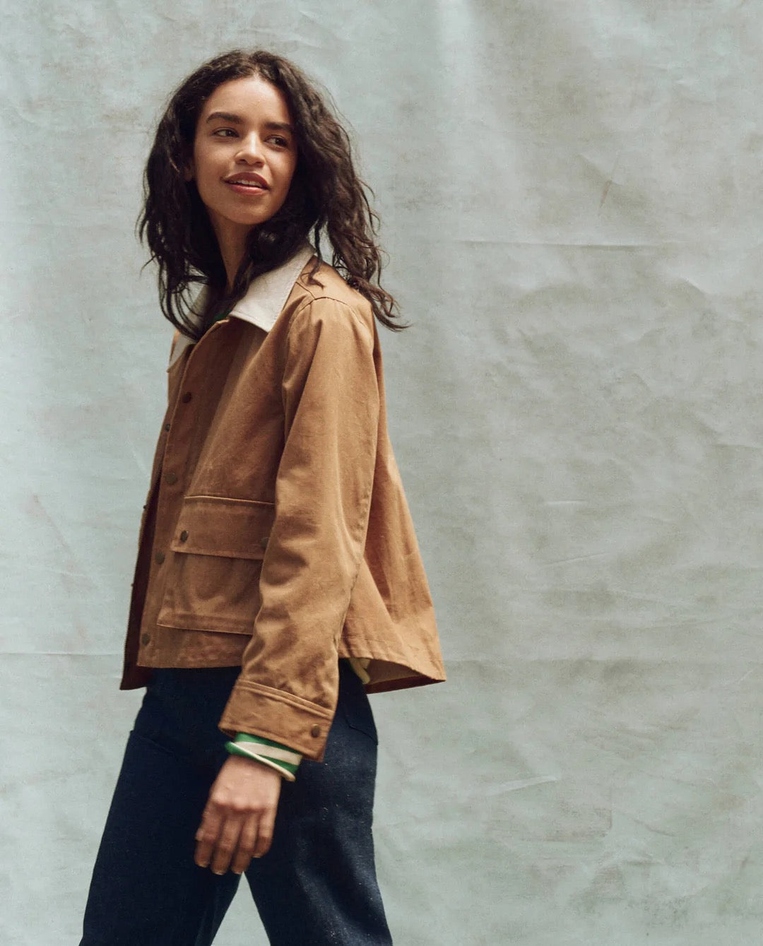 The Great The Waxed Swingy Jacket Walnut-The Great-Thistle Hill