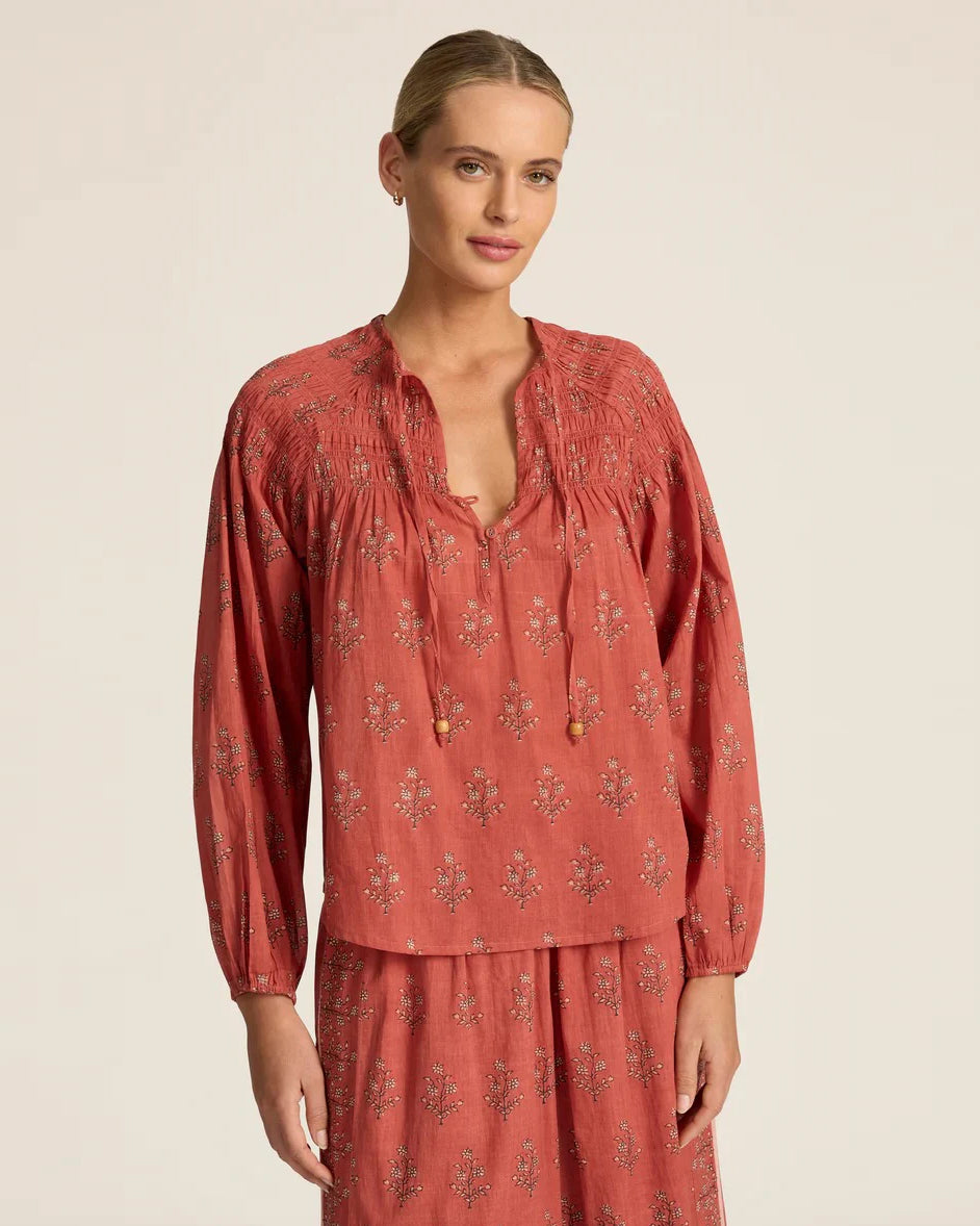 Hannah Art Wear Carmen Blouse Palma Quartz-Hannah Art Wear-Thistle Hill