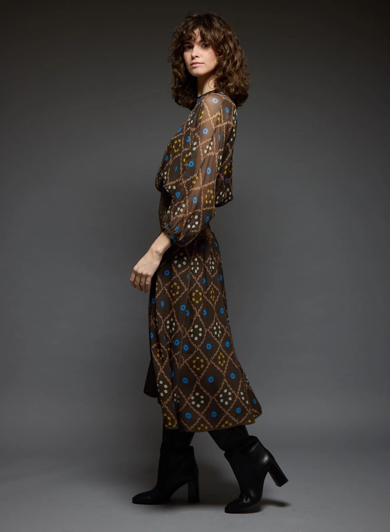Love Binetti Cleo Print Dress