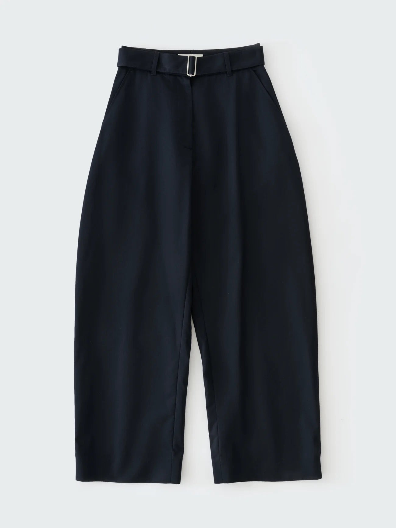 Studio Nicholson Belted Round Leg Pant Darkest Navy-Studio Nicholson-Thistle Hill