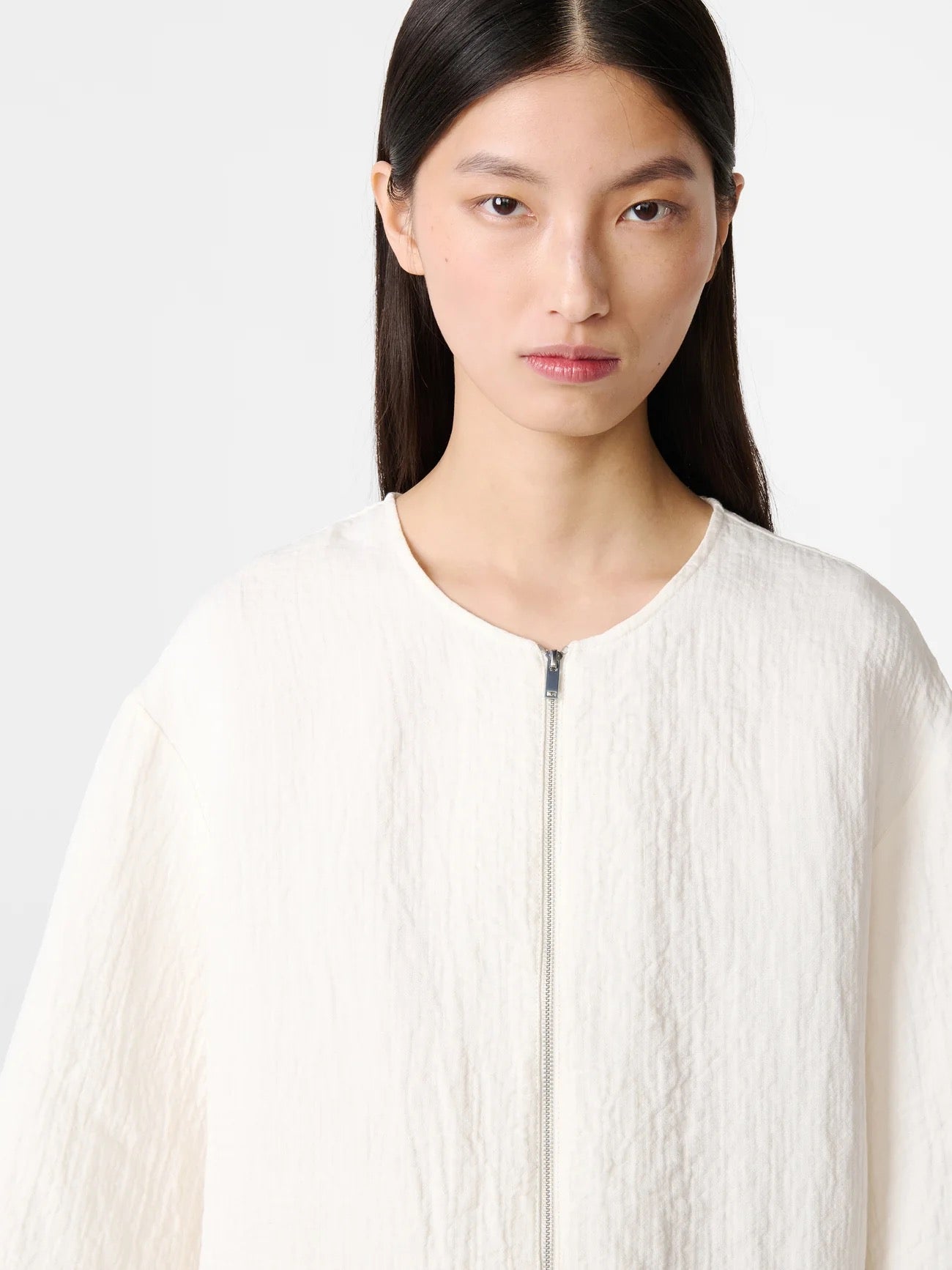 Studio Nicholson Tuttle Linen Shirt in Parchment-Studio Nicholson-Thistle Hill