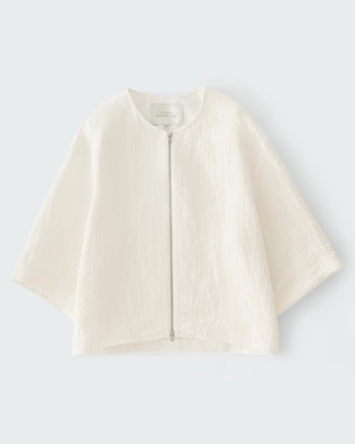 Studio Nicholson Tuttle Linen Shirt in Parchment-Studio Nicholson-Thistle Hill