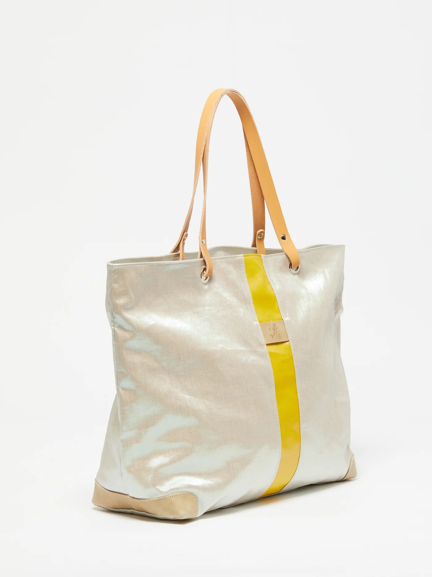 Jack Gomme Paris Pico Shopper Bag Summer Atelier Pearl + Yellow-Jack Gomme Paris-Thistle Hill