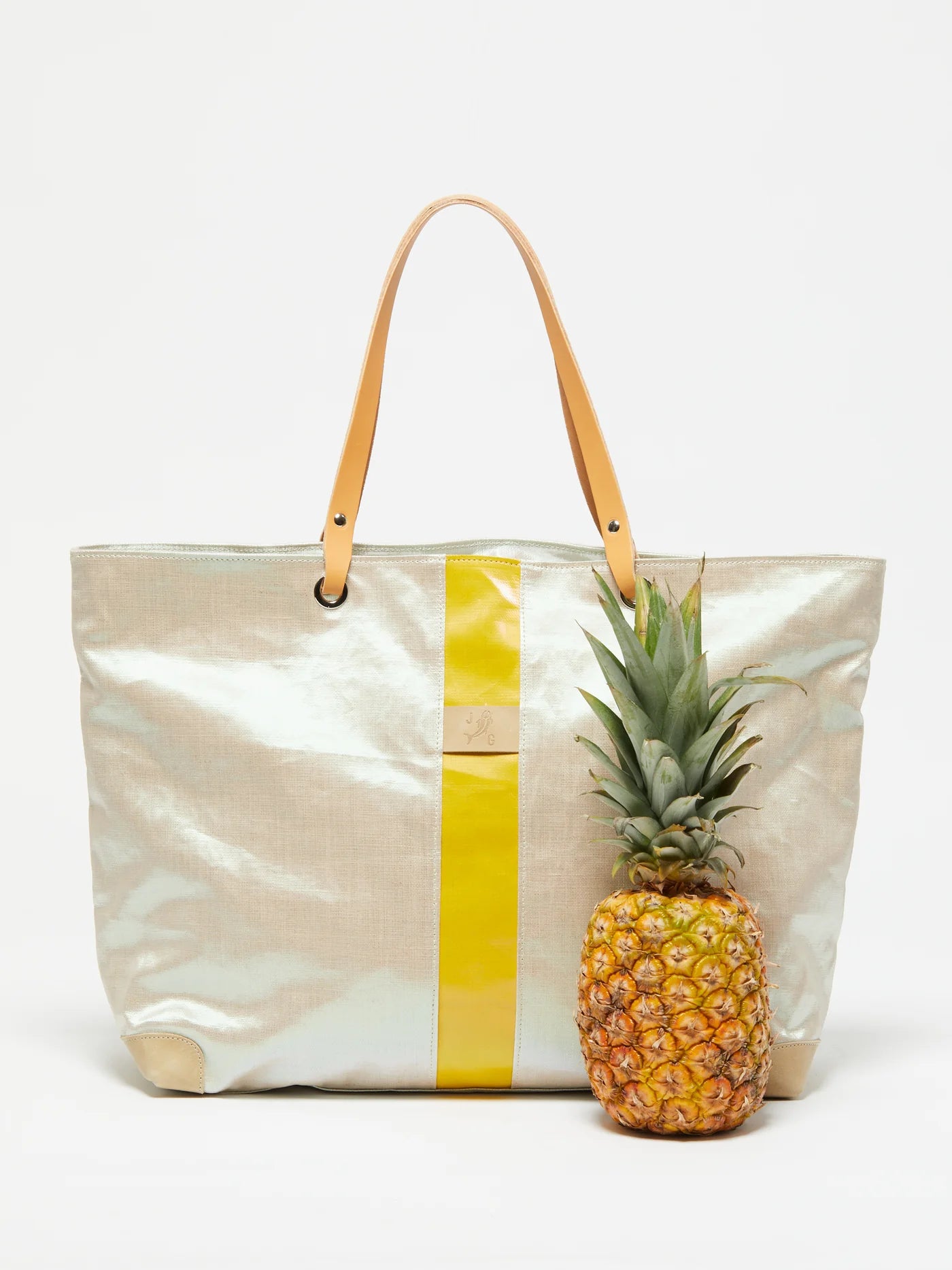 Jack Gomme Paris Pico Shopper Bag Summer Atelier Pearl + Yellow-Jack Gomme Paris-Thistle Hill