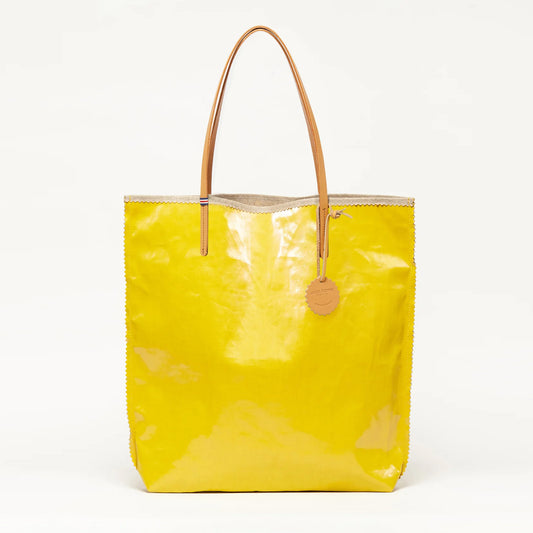 Jack Gomme Paris Amie Linen Shopping Bag Yellow