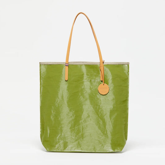 Jack Gomme Paris Amie Linen Shopping Bag Green
