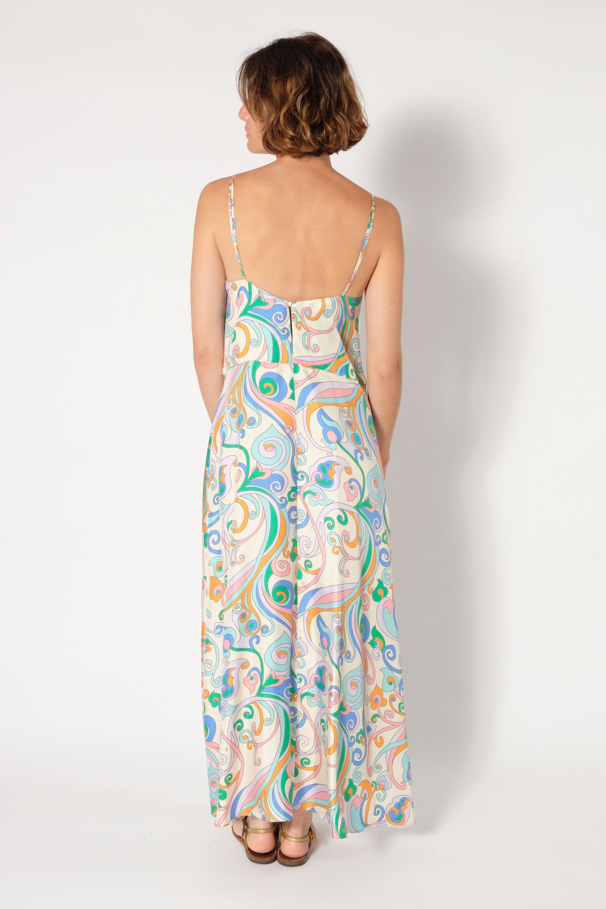 La Prestic Ouiston Petula Arabesque Lilas Arabli Dress-La Prestic Ouiston-Thistle Hill