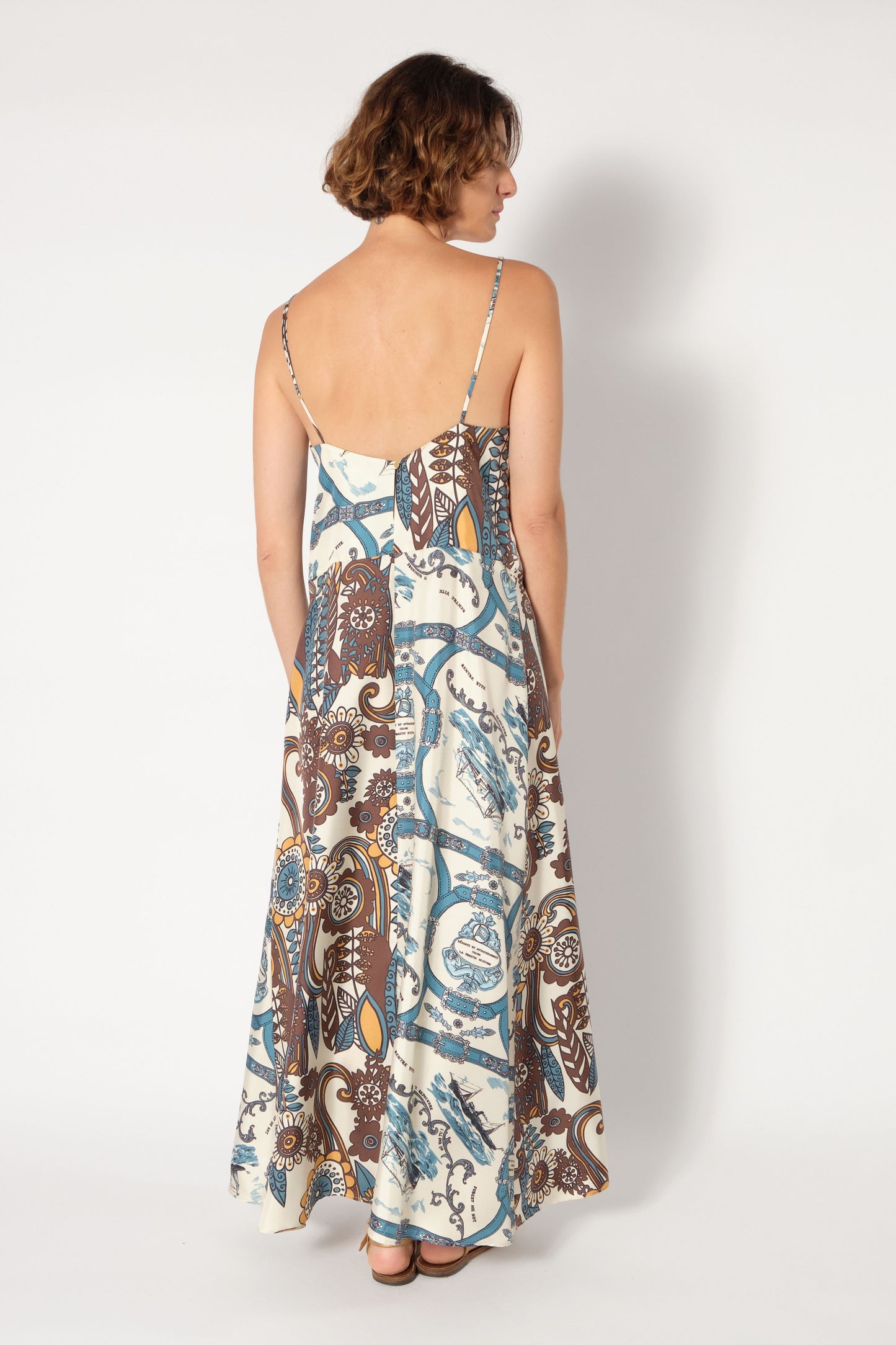 La Prestique Petula Mix Attachement Jean Dress-La Prestique-Thistle Hill