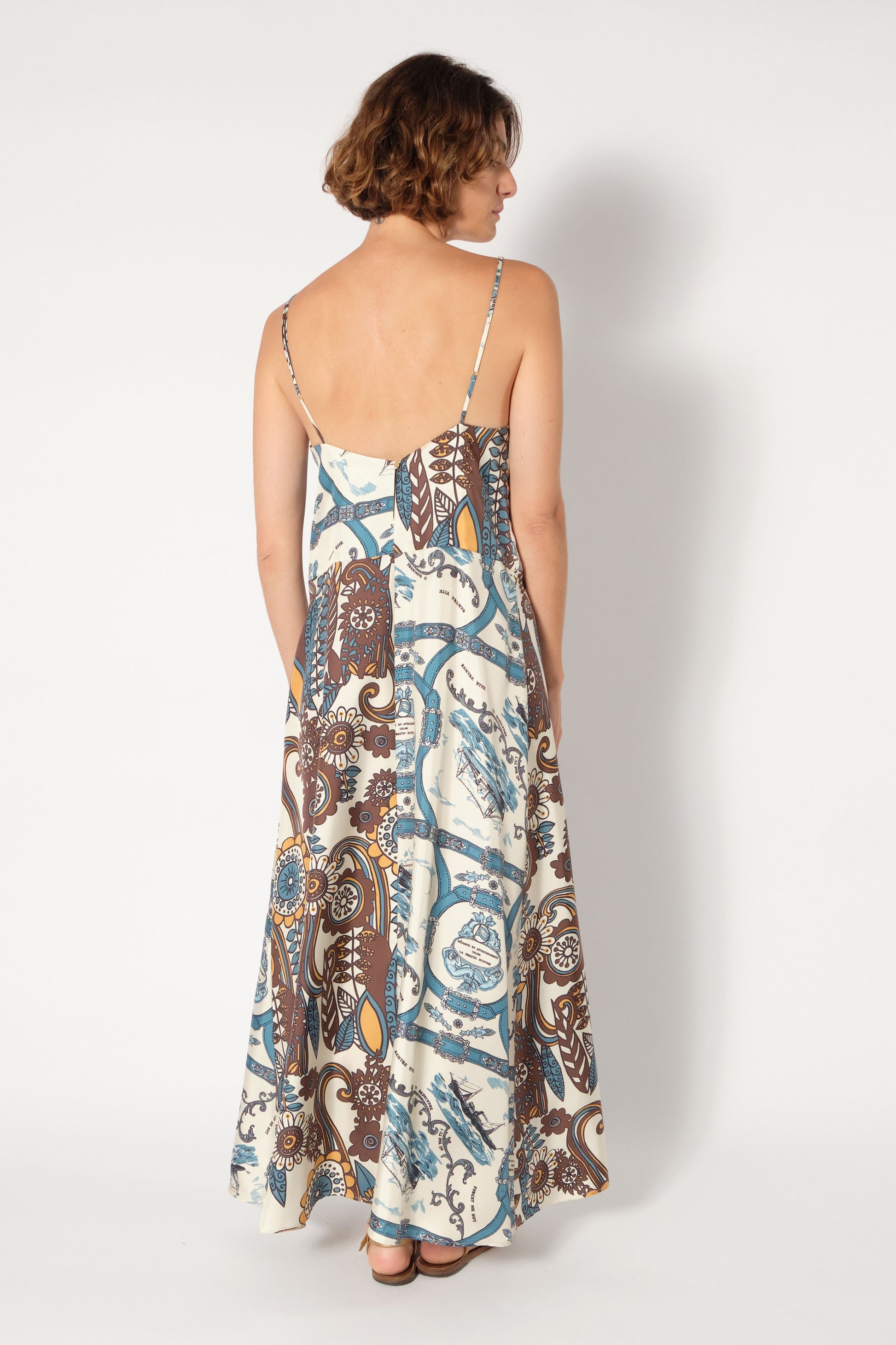 La Prestic Ouiston Petula Mix Attachement Jean Dress-La Prestic Ouiston-Thistle Hill