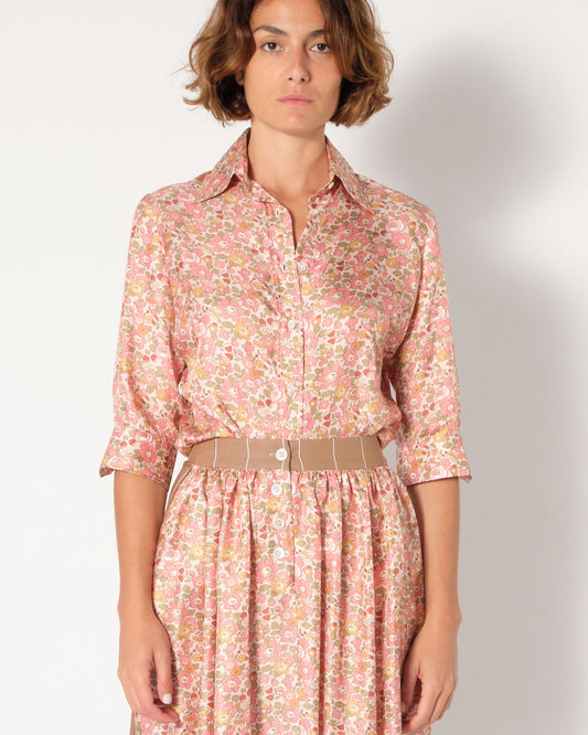La Prestic Ouiston Emmanuelle Betsy Rose Shirt-La Prestic Ouiston-Thistle Hill