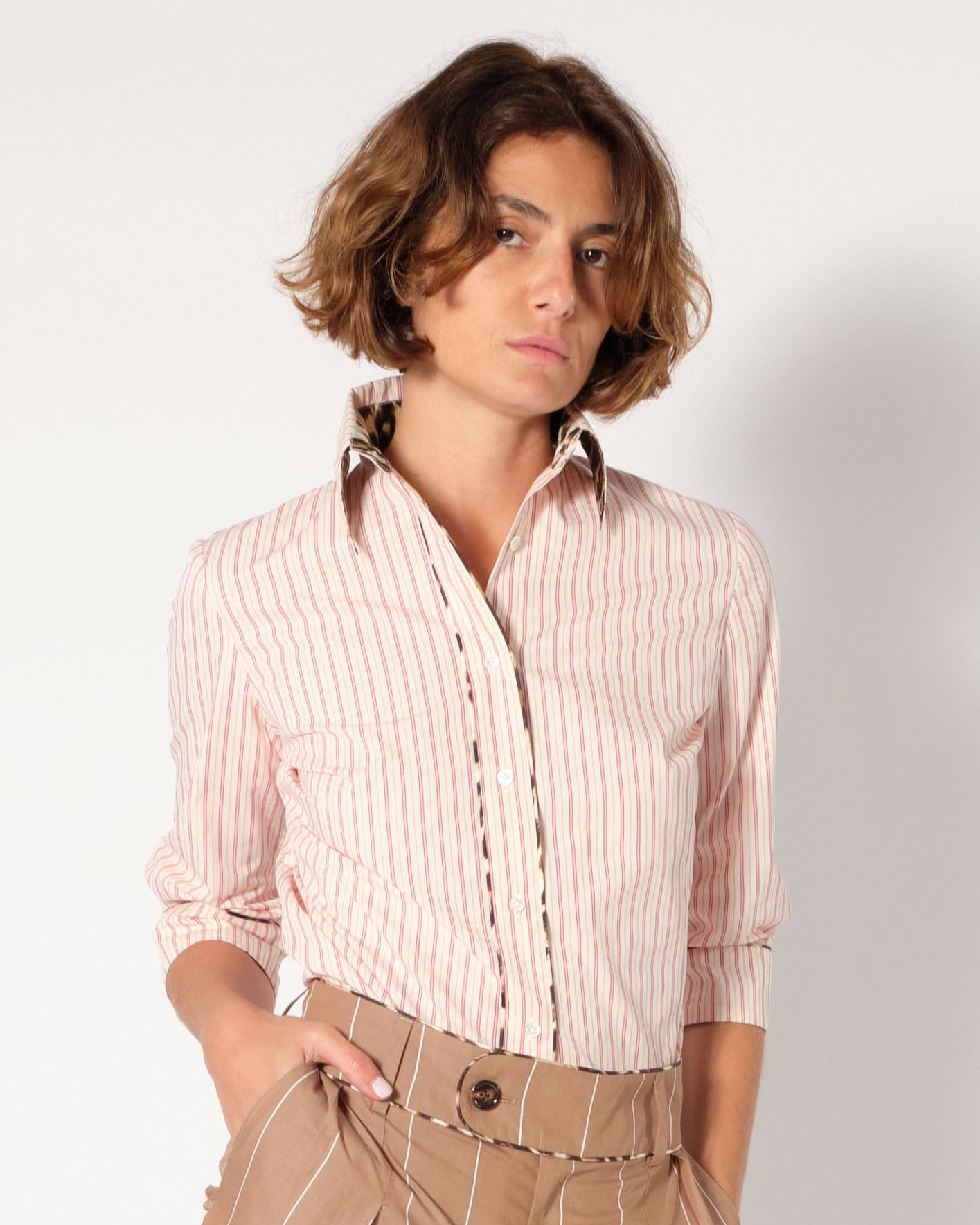 La Prestique Emmanuelle Raye Rose Shirt-La Prestique-Thistle Hill