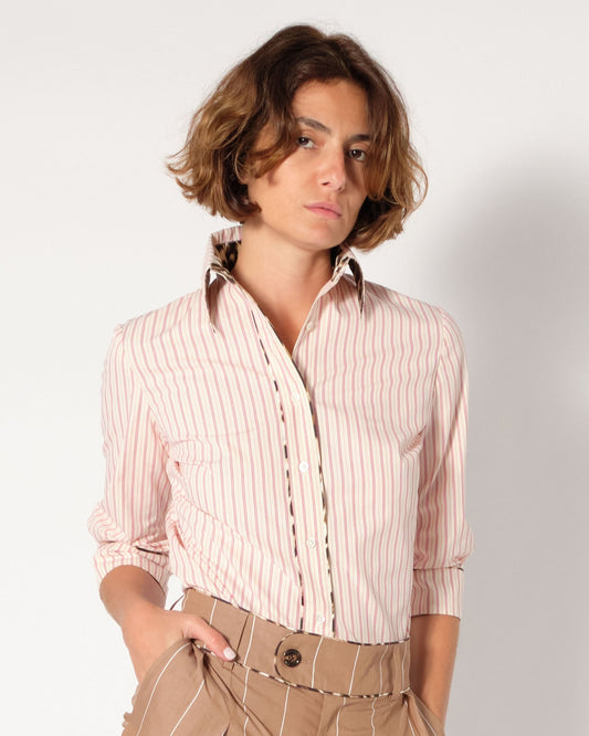 La Prestic Ouiston Emmanuelle Raye Rose Shirt-La Prestic Ouiston-Thistle Hill