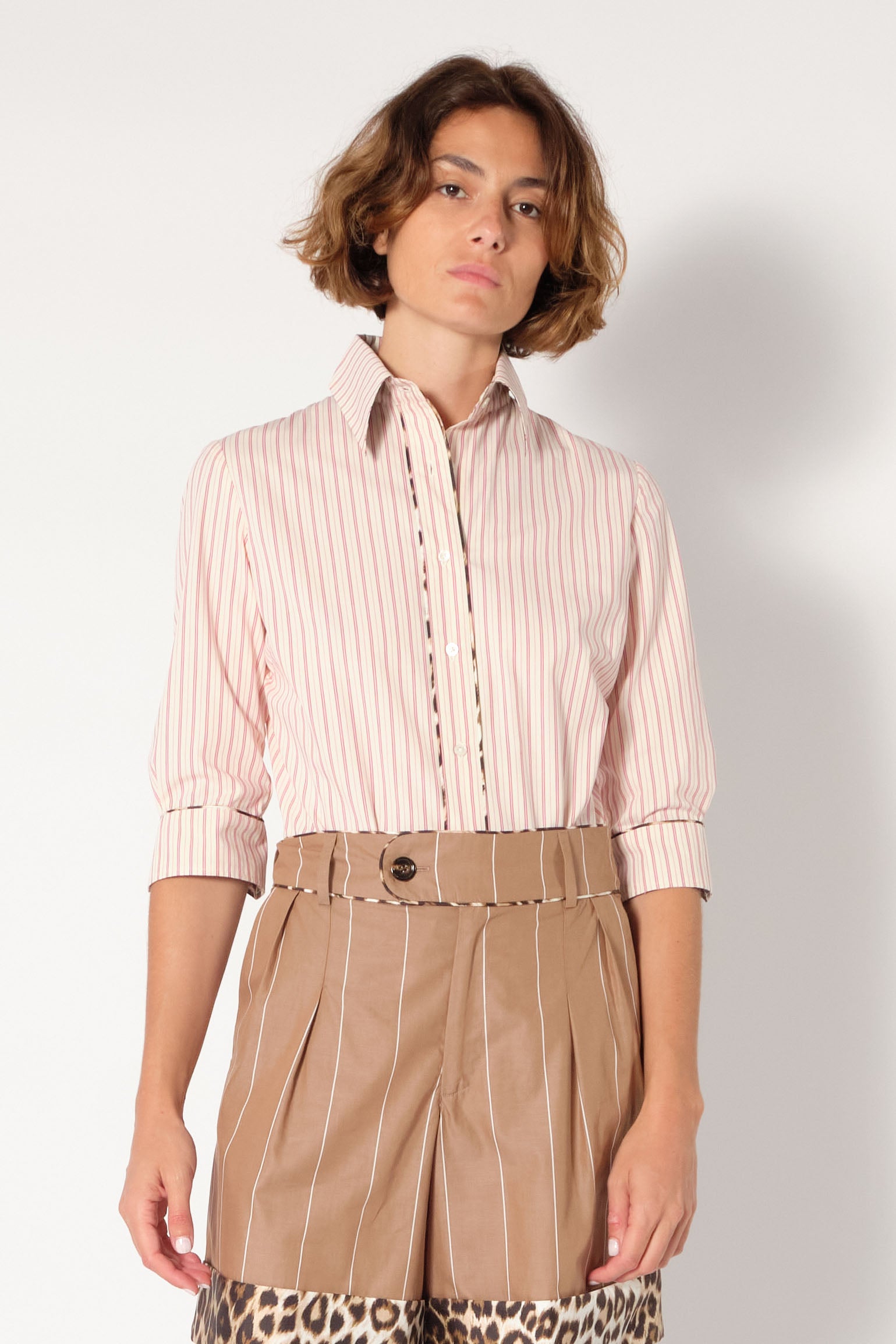 La Prestic Ouiston Emmanuelle Raye Rose Shirt-La Prestic Ouiston-Thistle Hill