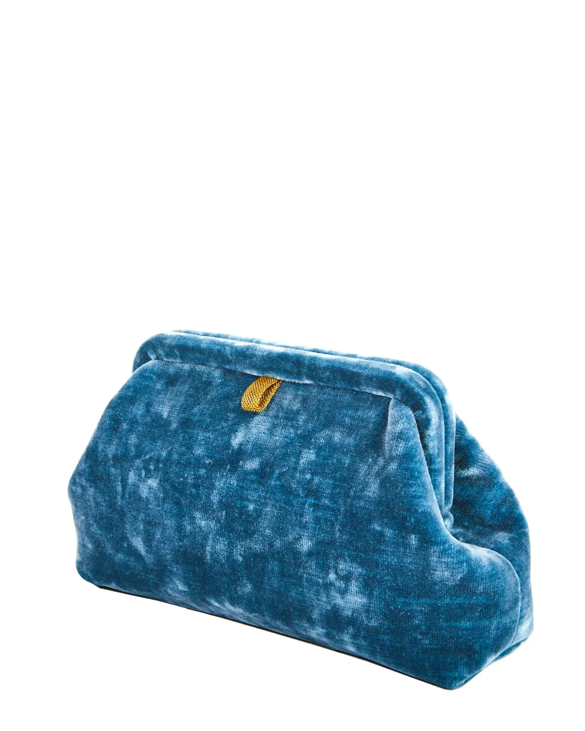 Marian Paquette Liette Velvet Clutch Teal