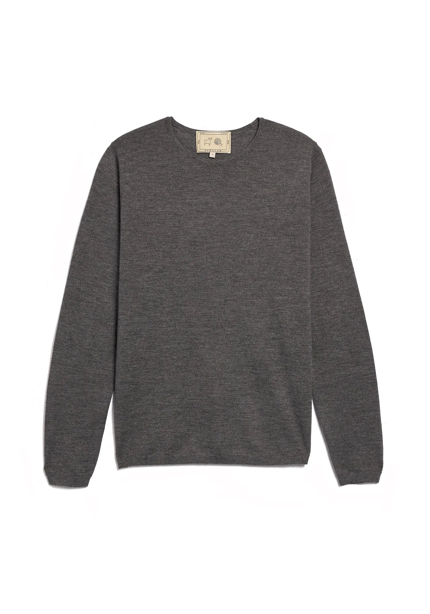 Demylee Maeve Superfine Cashmere Sweater Charcoal Heather-Demylee-Thistle Hill