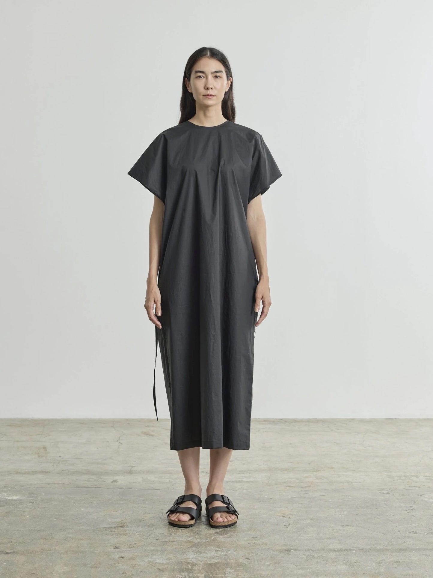 Nicholson & Nicholson Meg Poplin Dress Black-Nicholson & Nicholson-Thistle Hill
